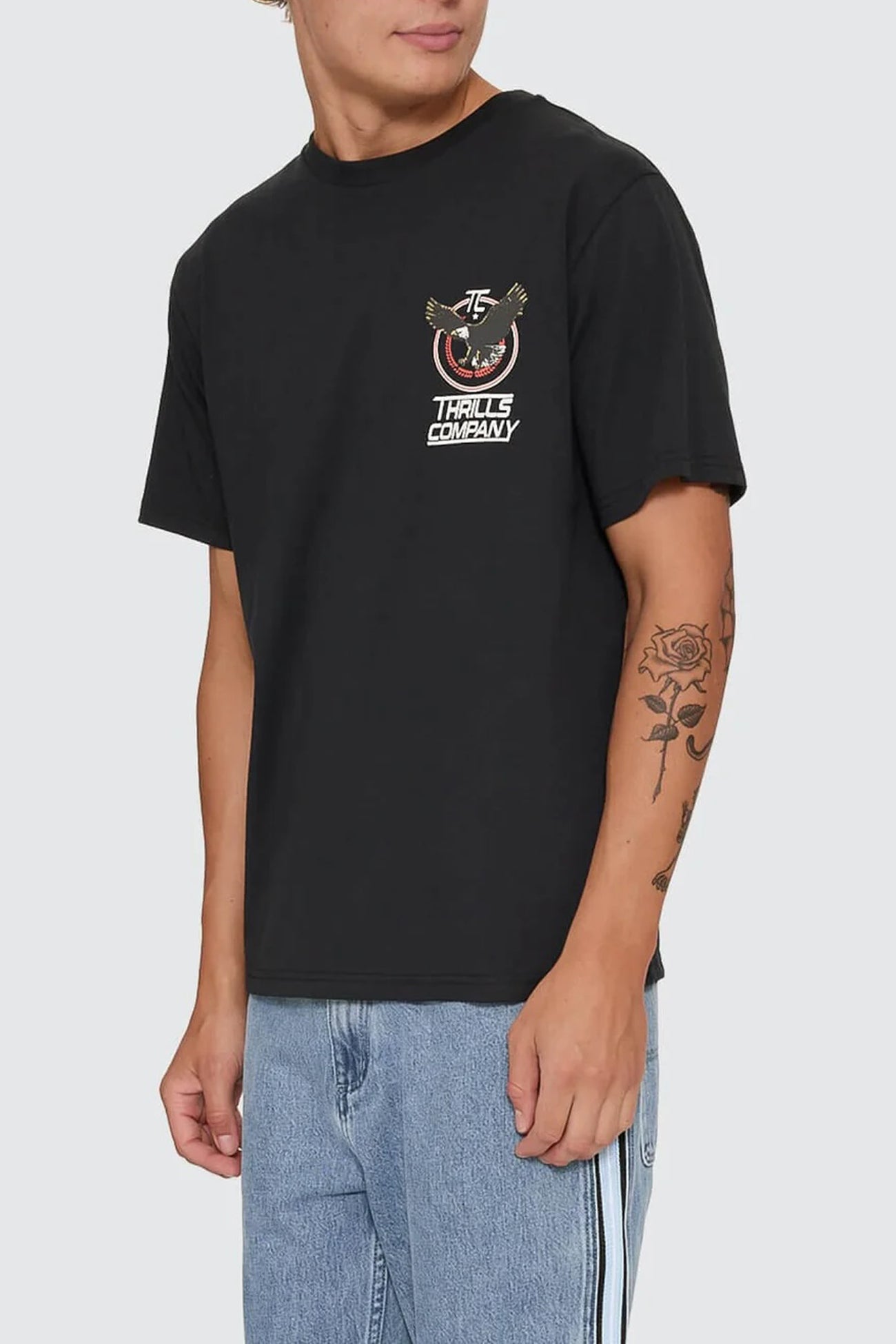 Servicing South Of Paradise Merch Tee Washed Black