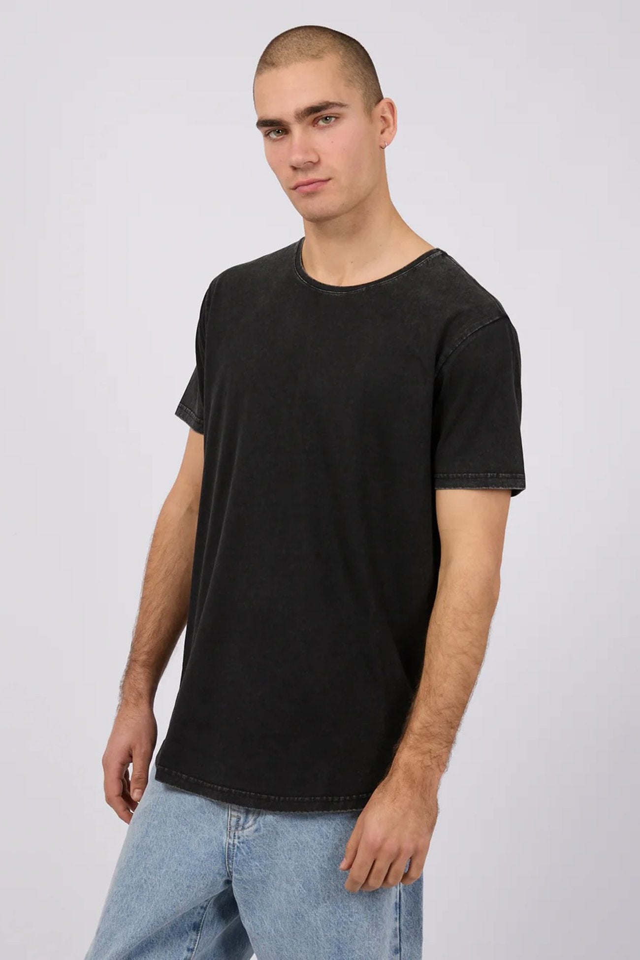Tail Tee Washed Black