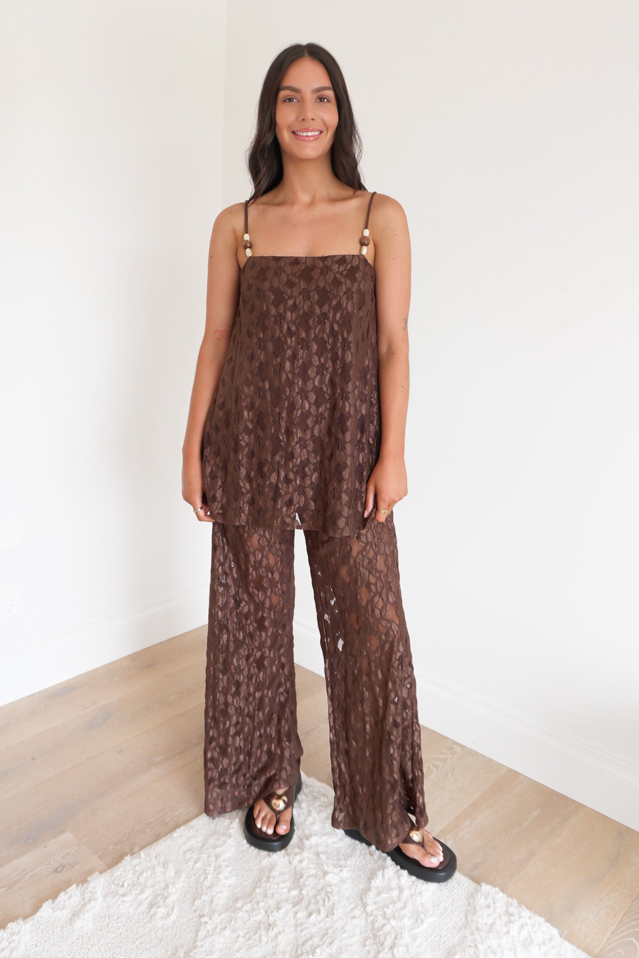 Tanah Lace Set Chocolate