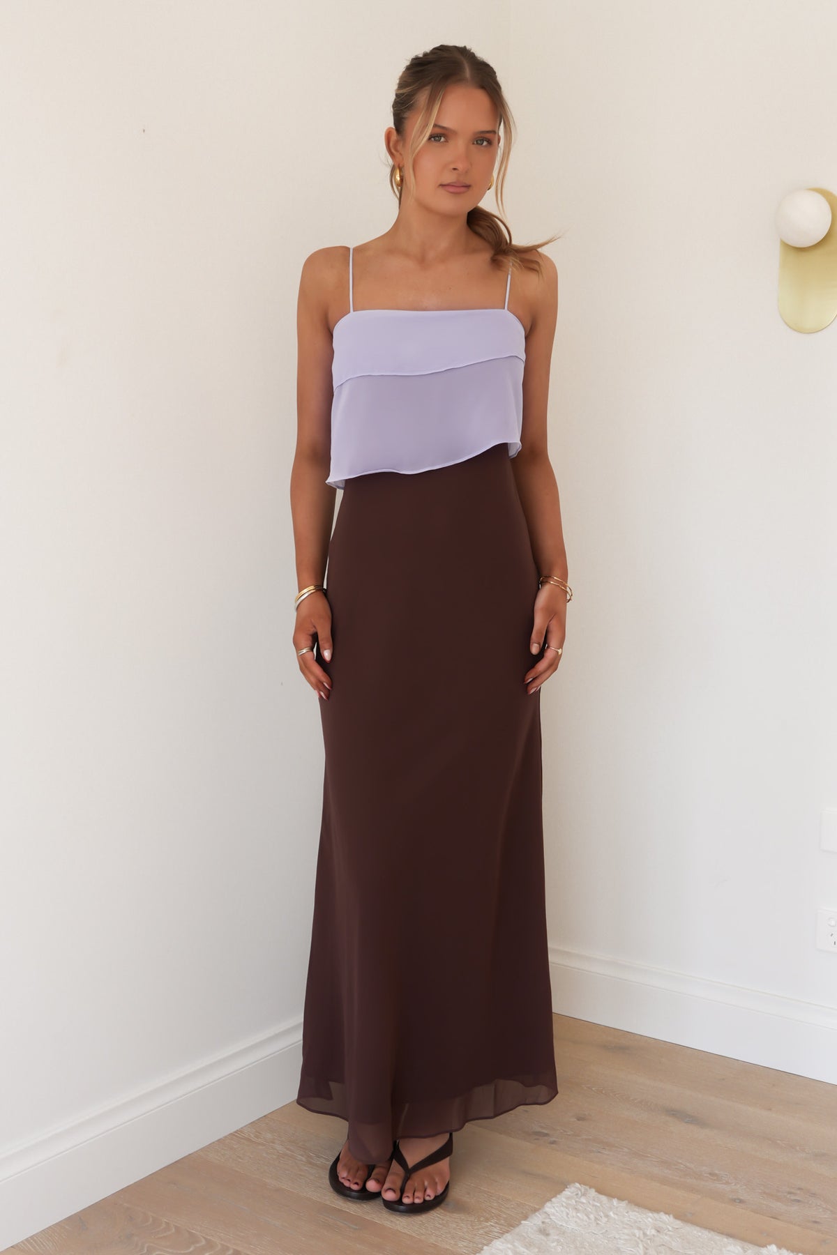 Tayne Maxi Dress Blue Chocolate