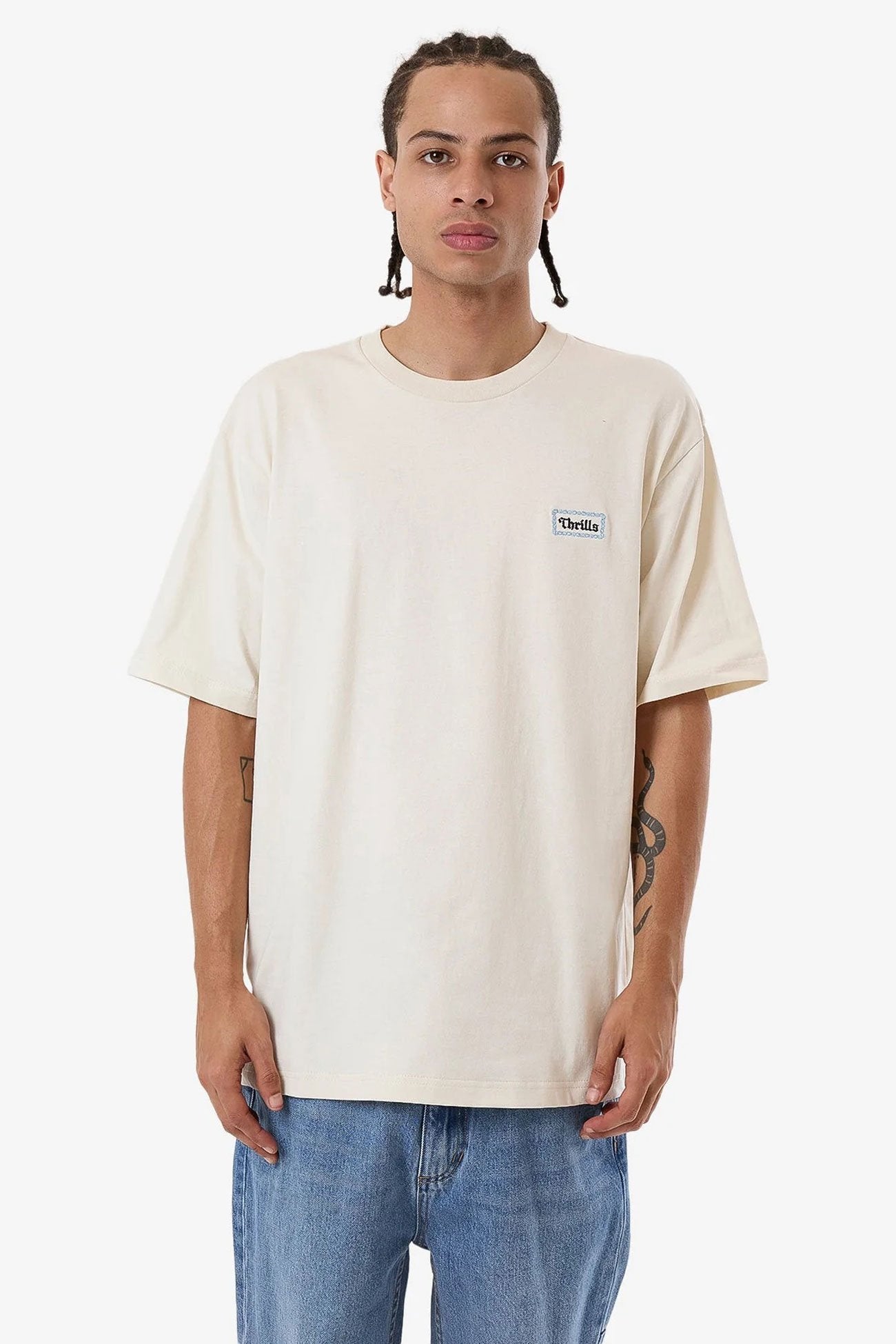 Terrace Oversize Fit Tee Heritage White