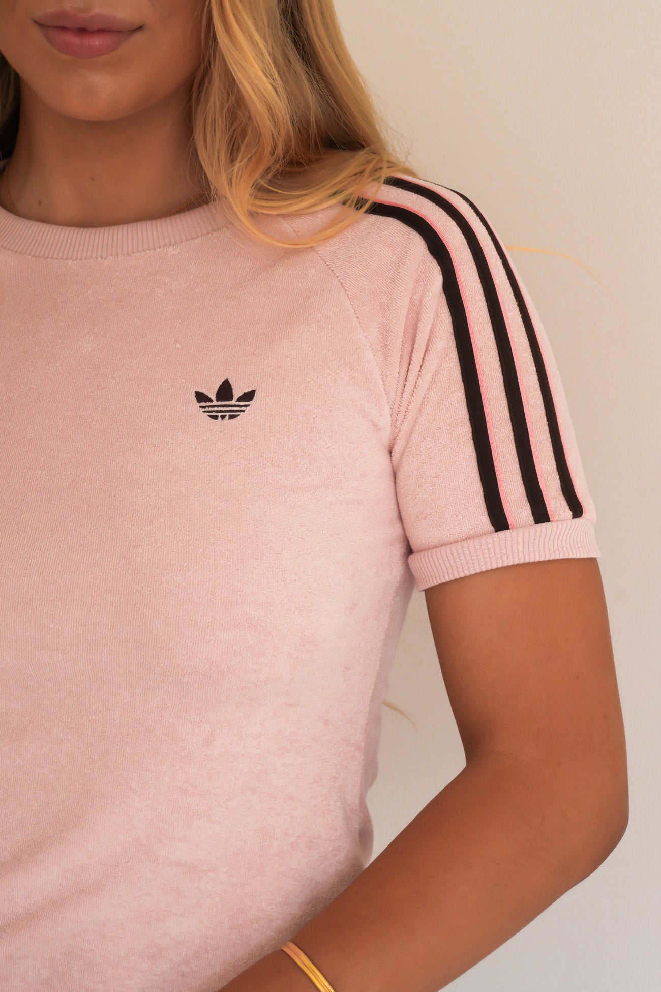 Terry Towel Cali Tee Sandy Pink