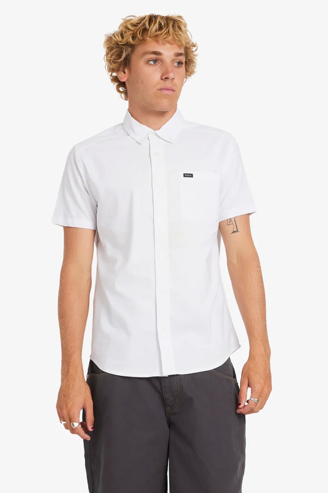 Thatll Do Stretch Short Sleeve White