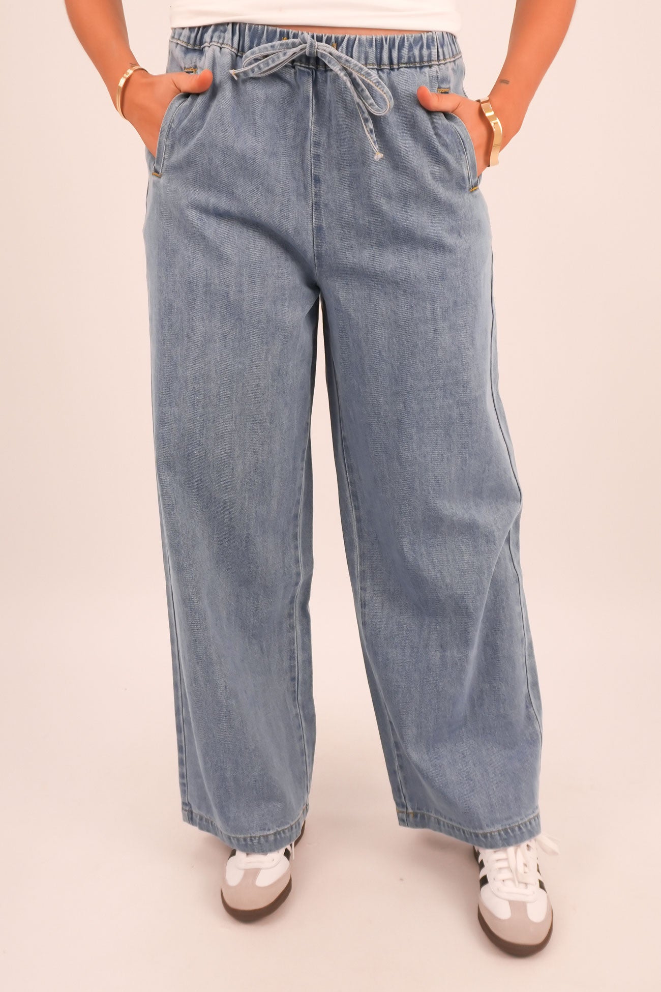 Thelma Denim Pant Mid Wash