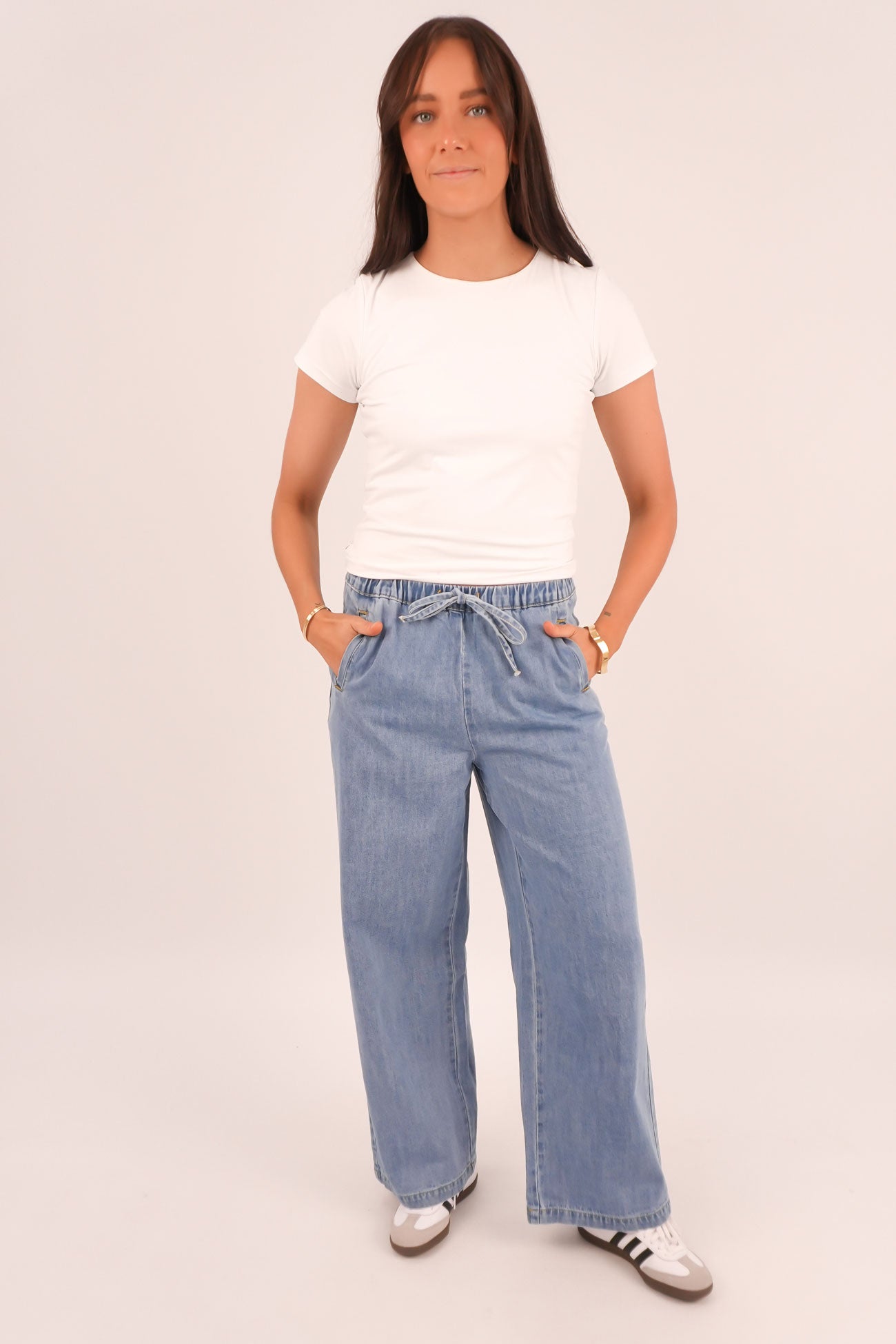 Thelma Denim Pant Mid Wash
