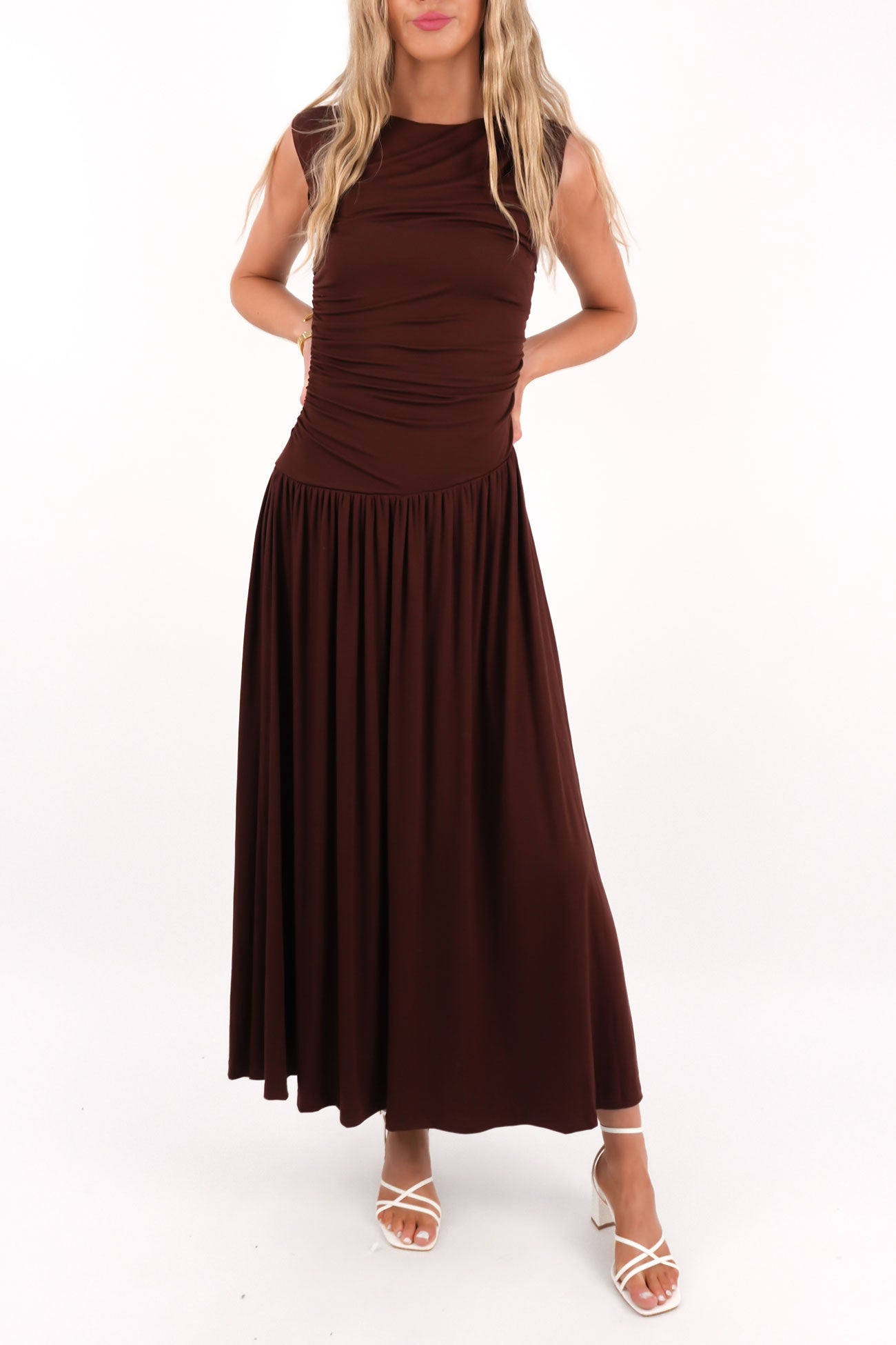 Theora Maxi Dress Chocolate