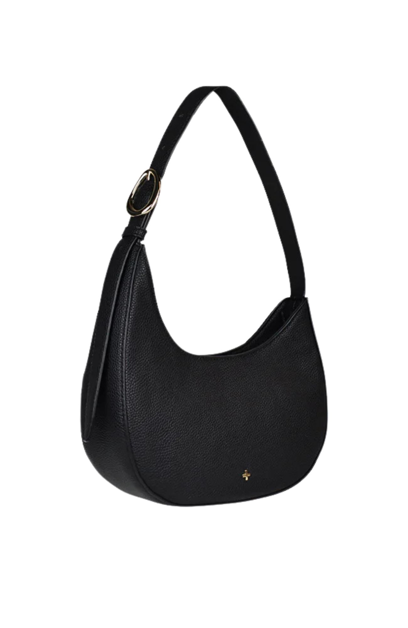 Tiana Bag Black Pebble Gold