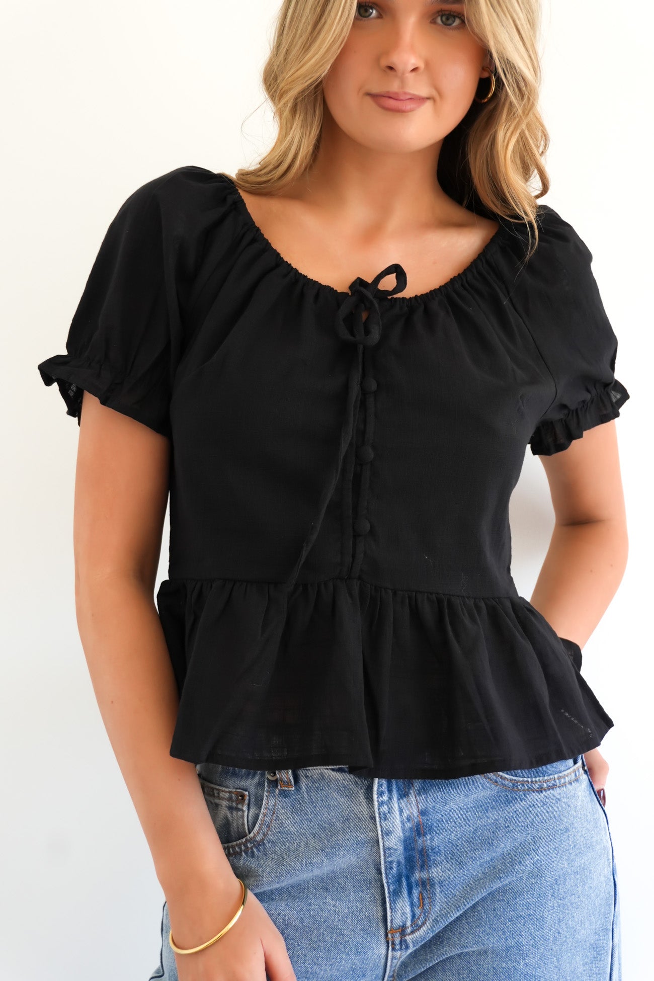 Tiana Top Black