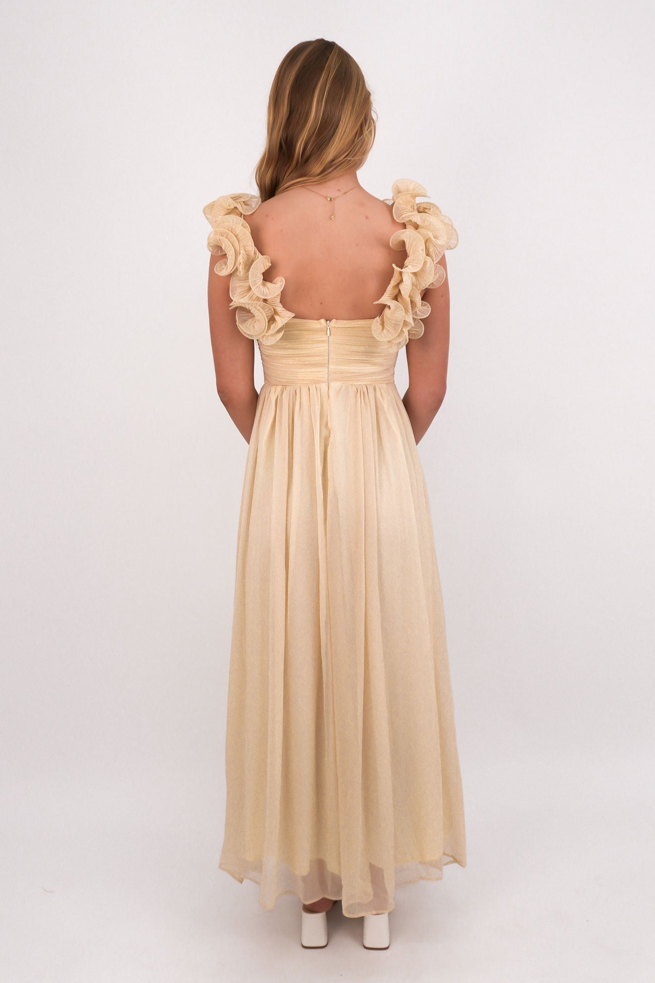 Tila Midi Dress Yellow