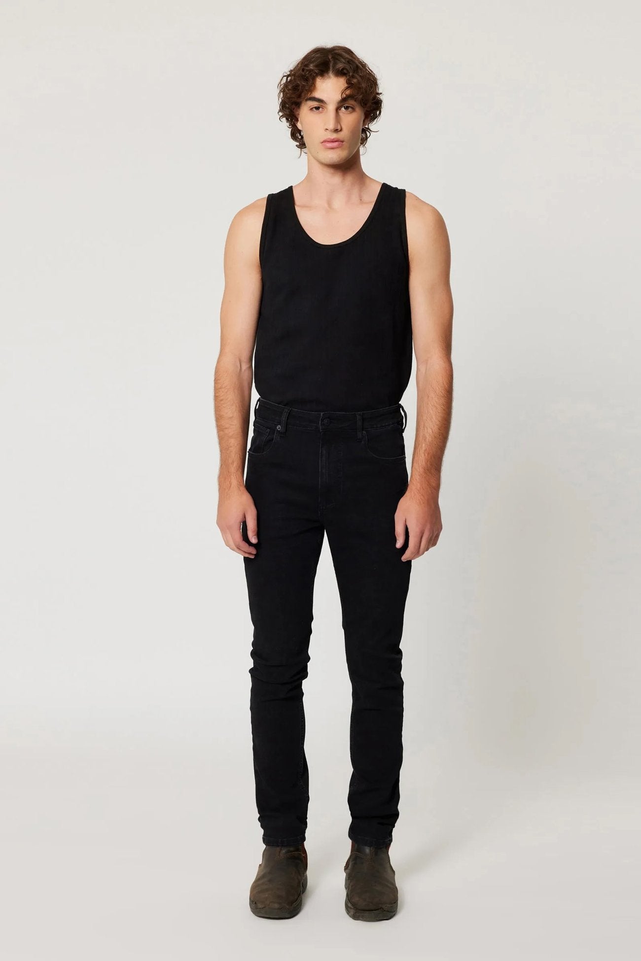 Tim Slim Jean Black Ice