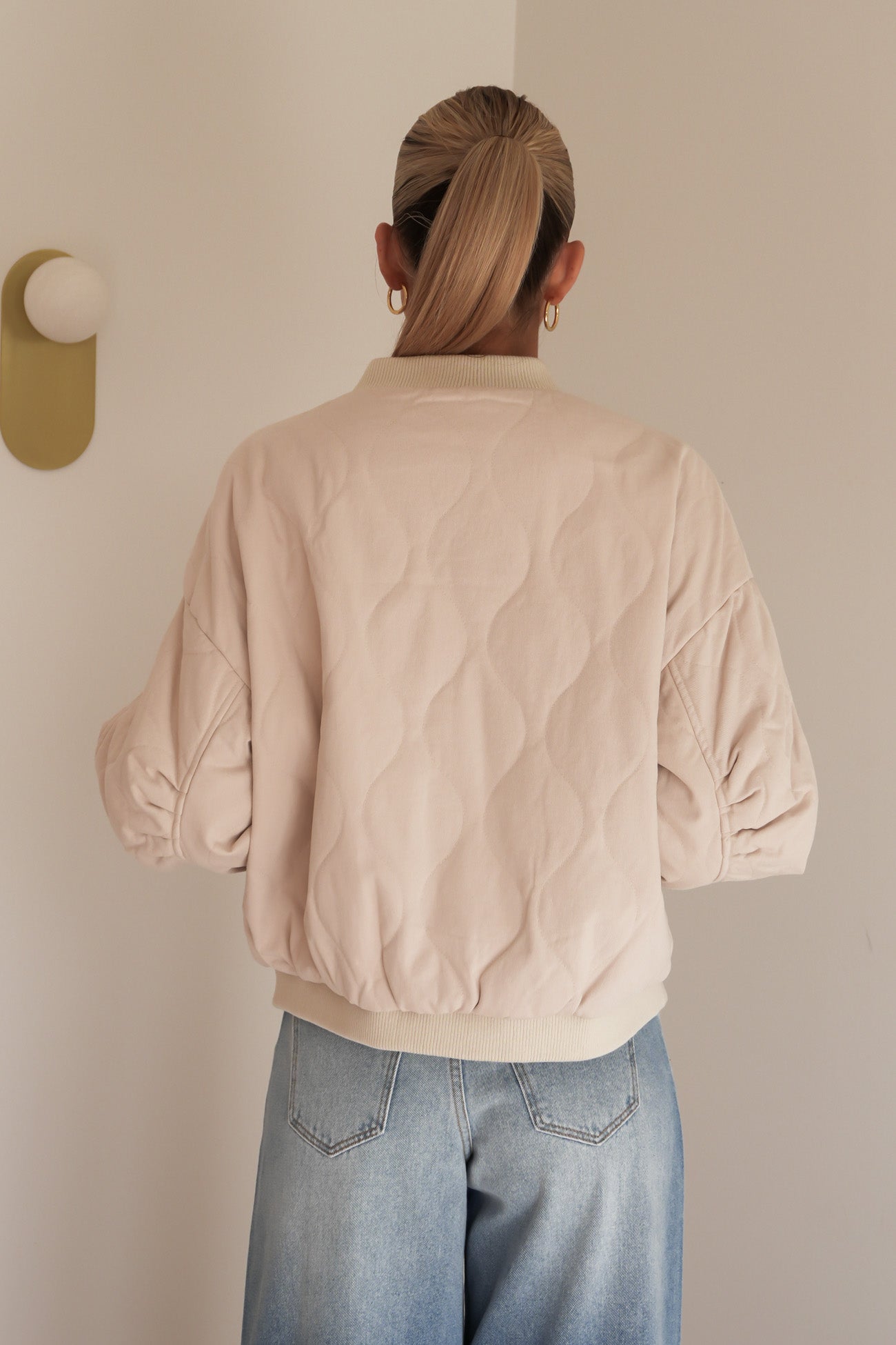 Toni Bomber Jacket Cream