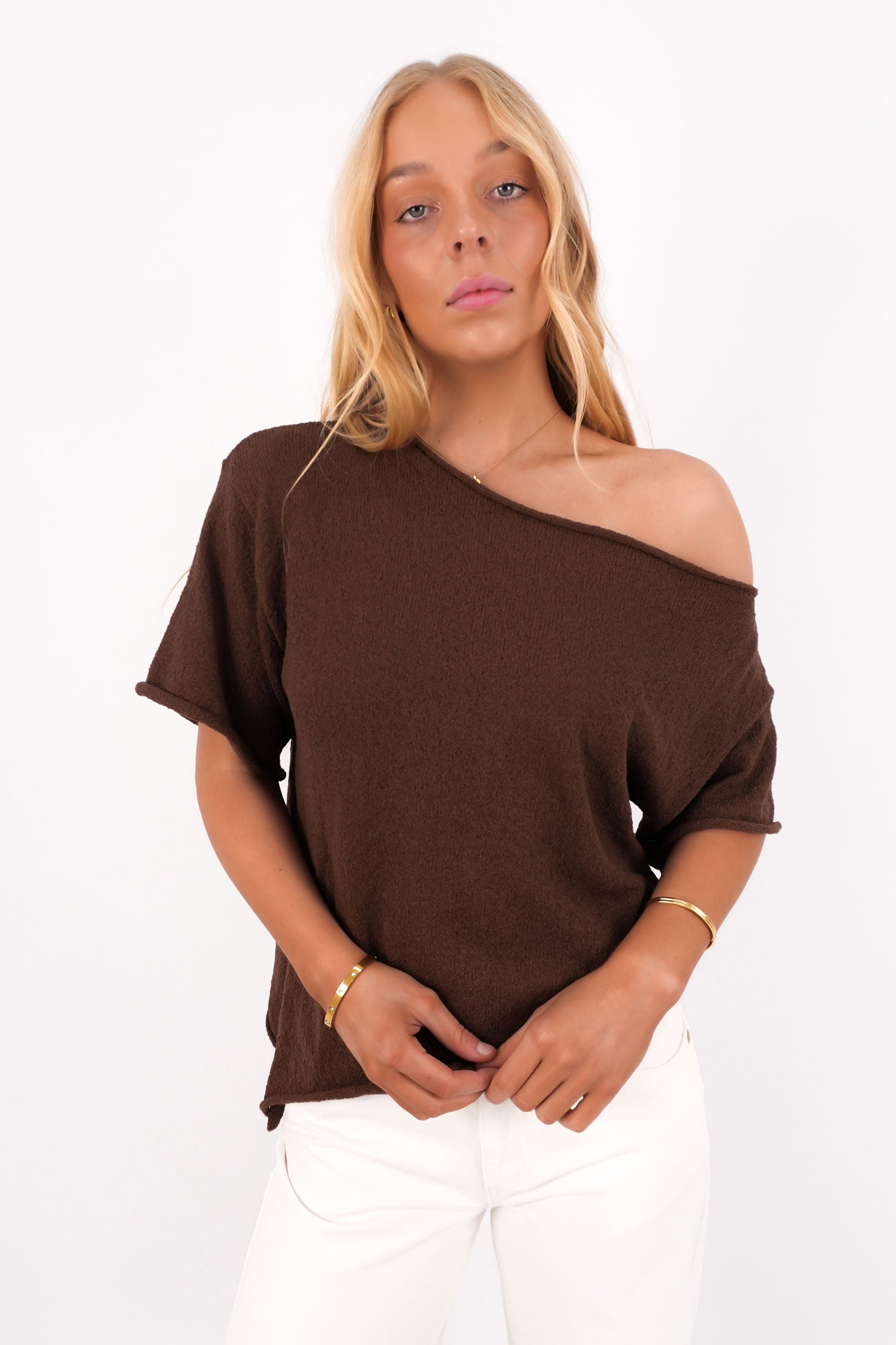 Tory Knit Top Chocolate