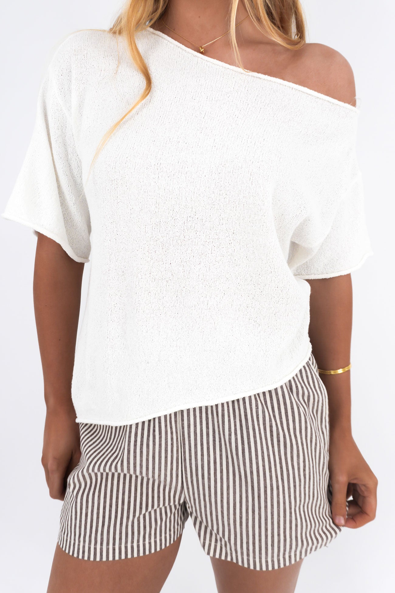 Tory Knit Top White