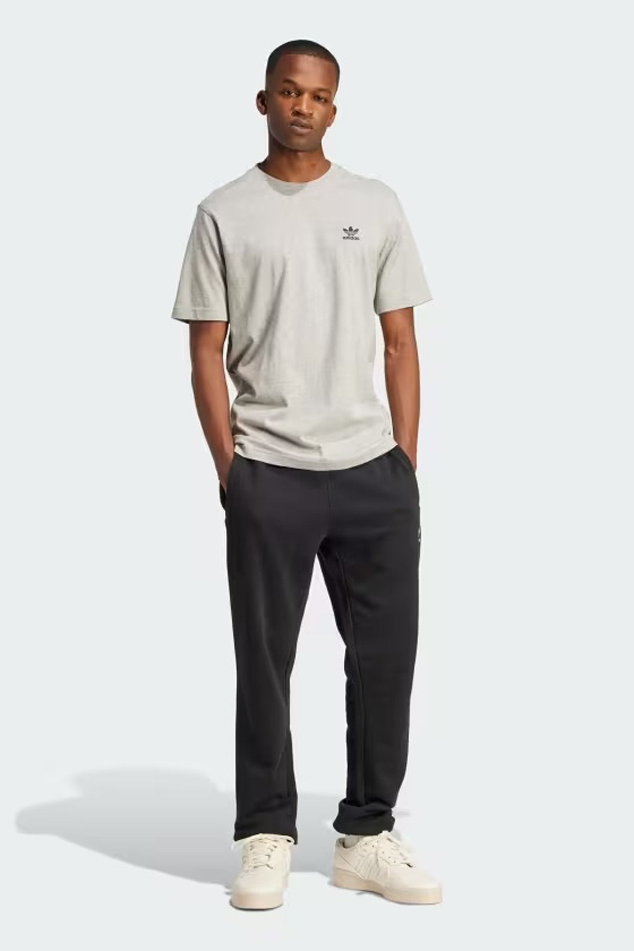 Trefoil Essential Tee Medium Grey Heather