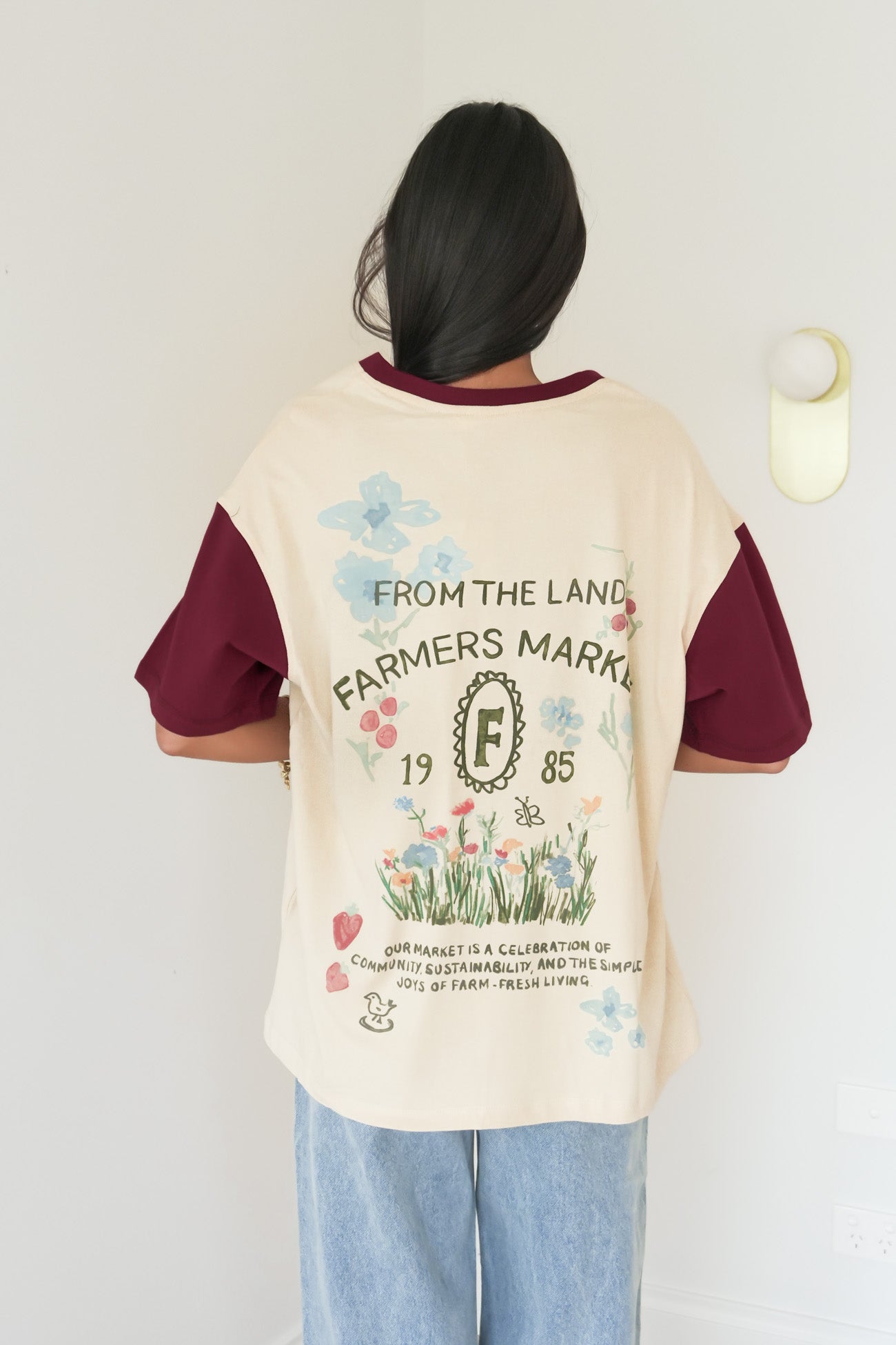 Trust The Seeds Tee Vintage White