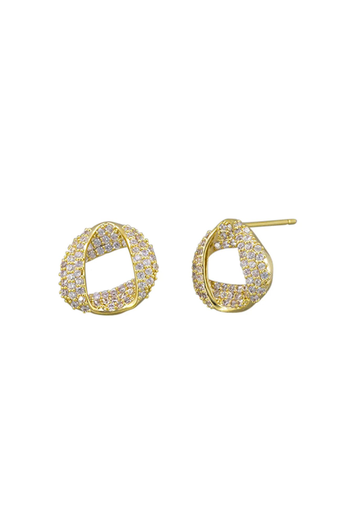 Tyra Studs Gold