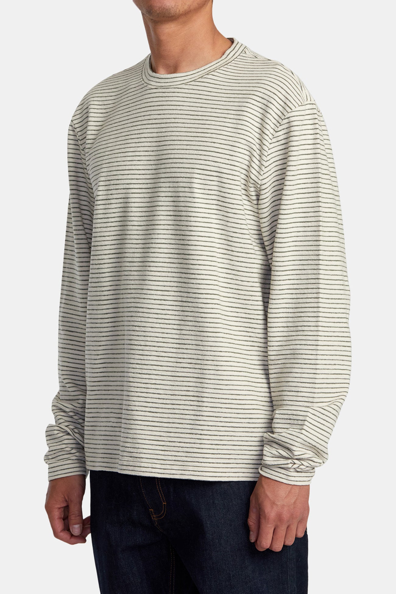Vacancy Crew Long Sleeve Ecru