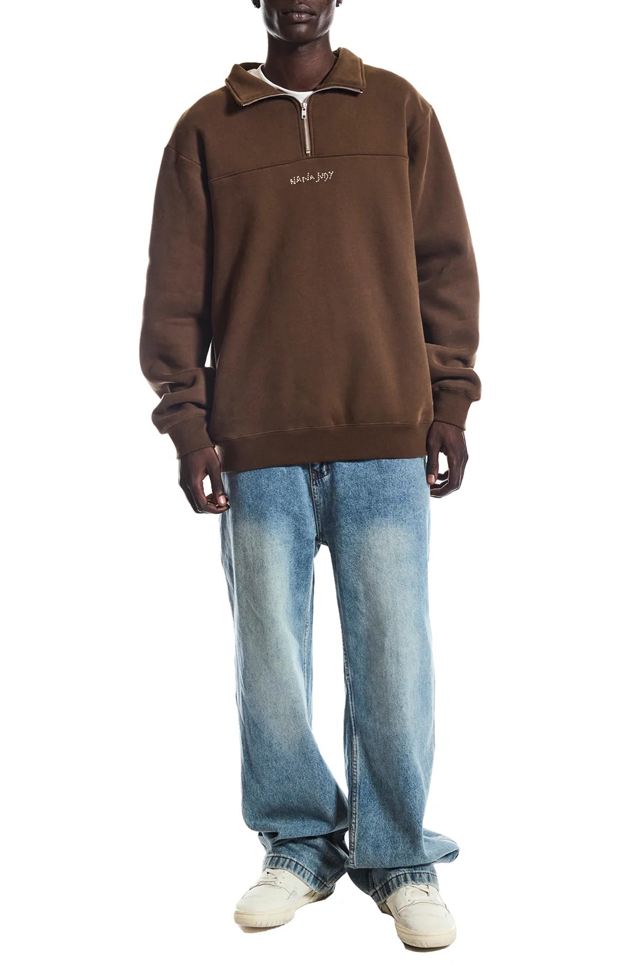 Venice Quarter Zip Brown