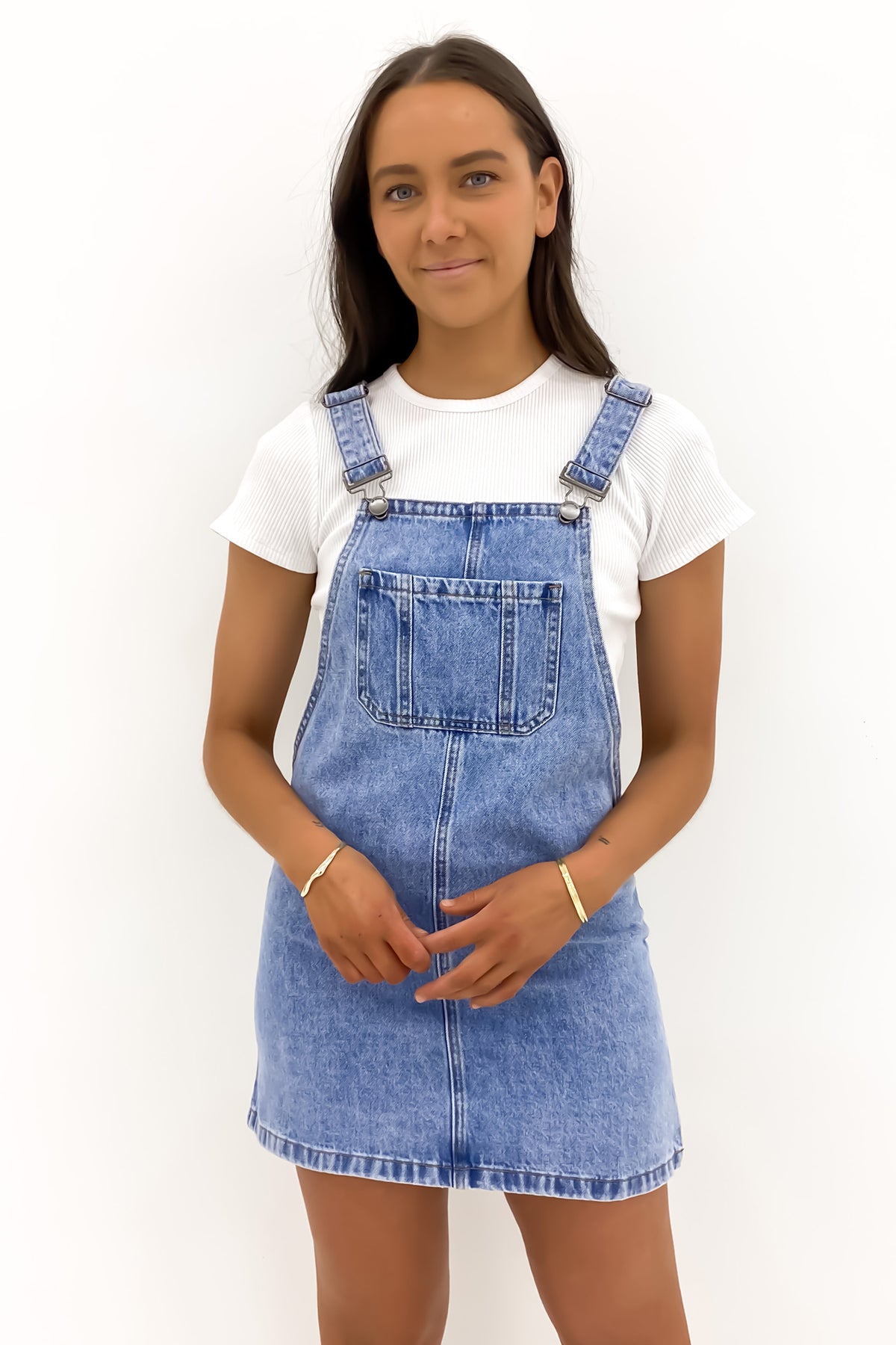 Light blue pinafore outlet
