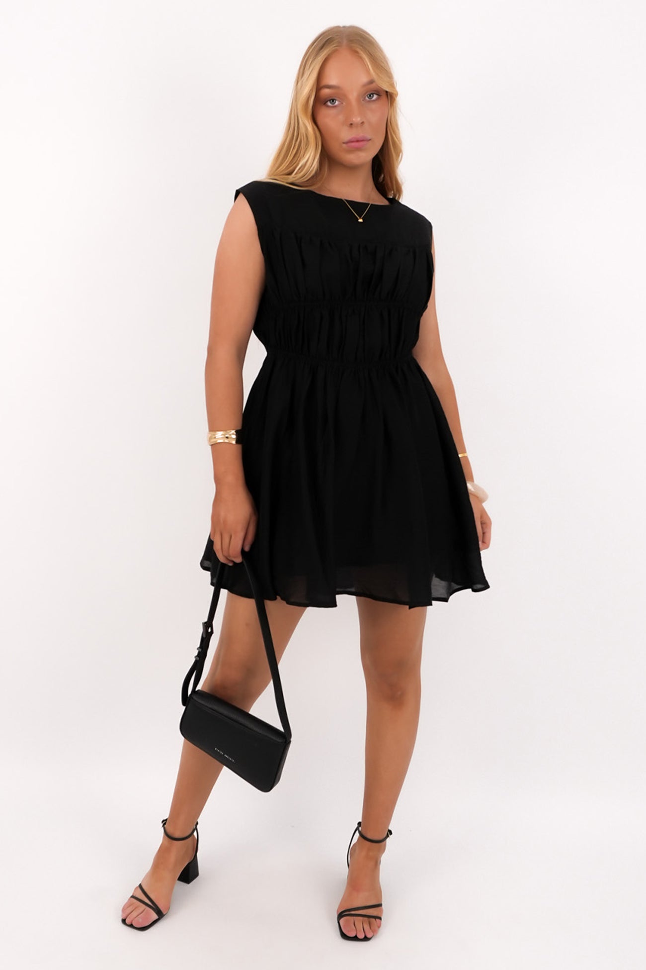 Vienne Mini Dress Black