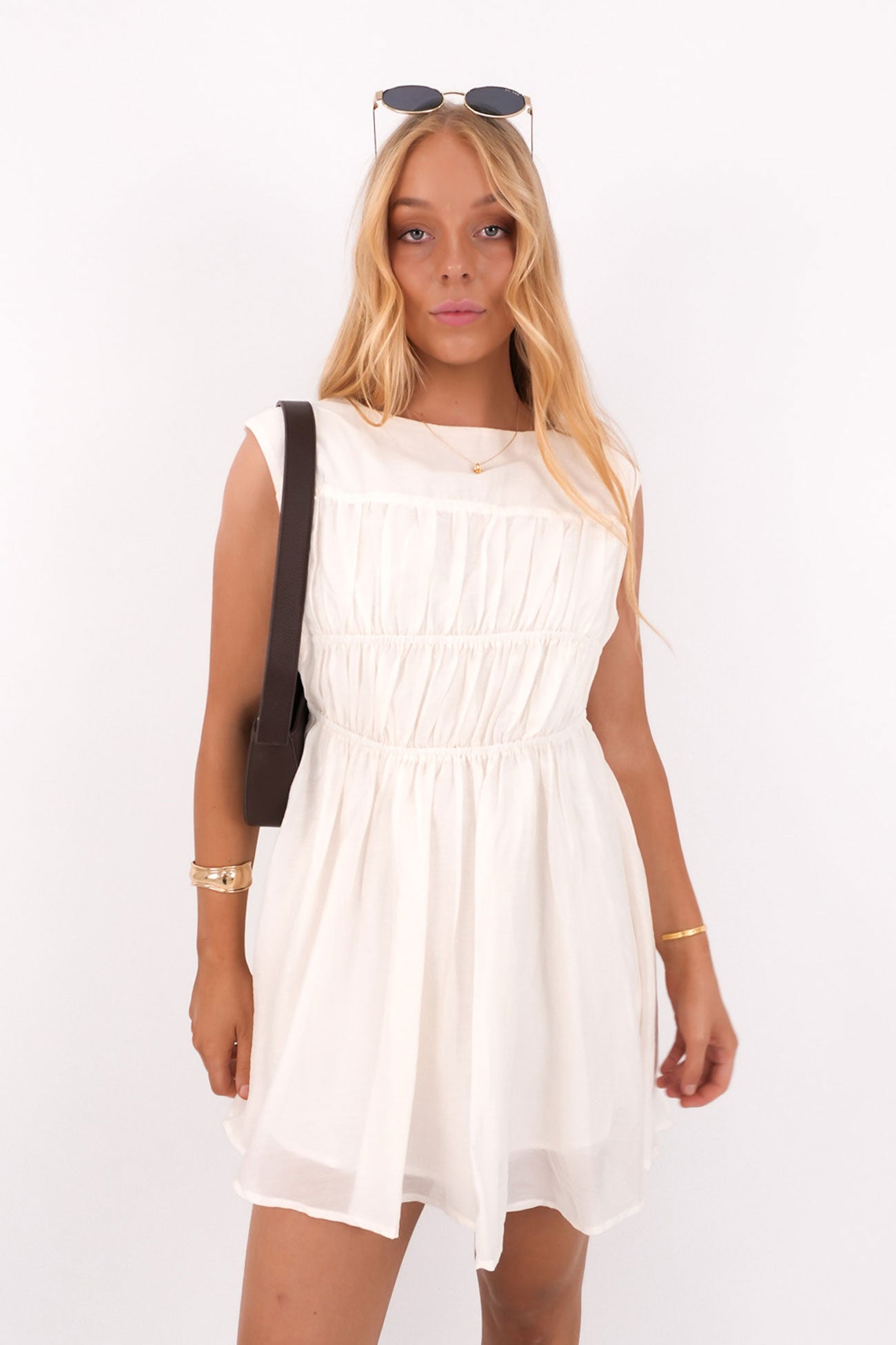 Vienne Mini Dress White