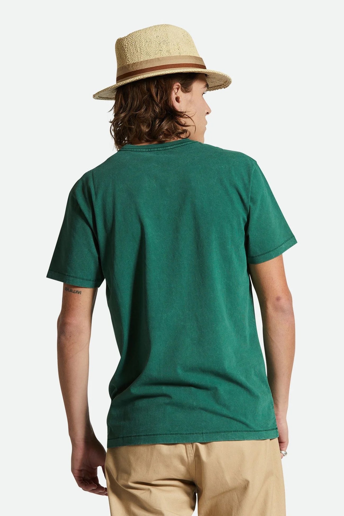 Vintage Reserve Short Sleeve Tee Trekking Green Sol Wash