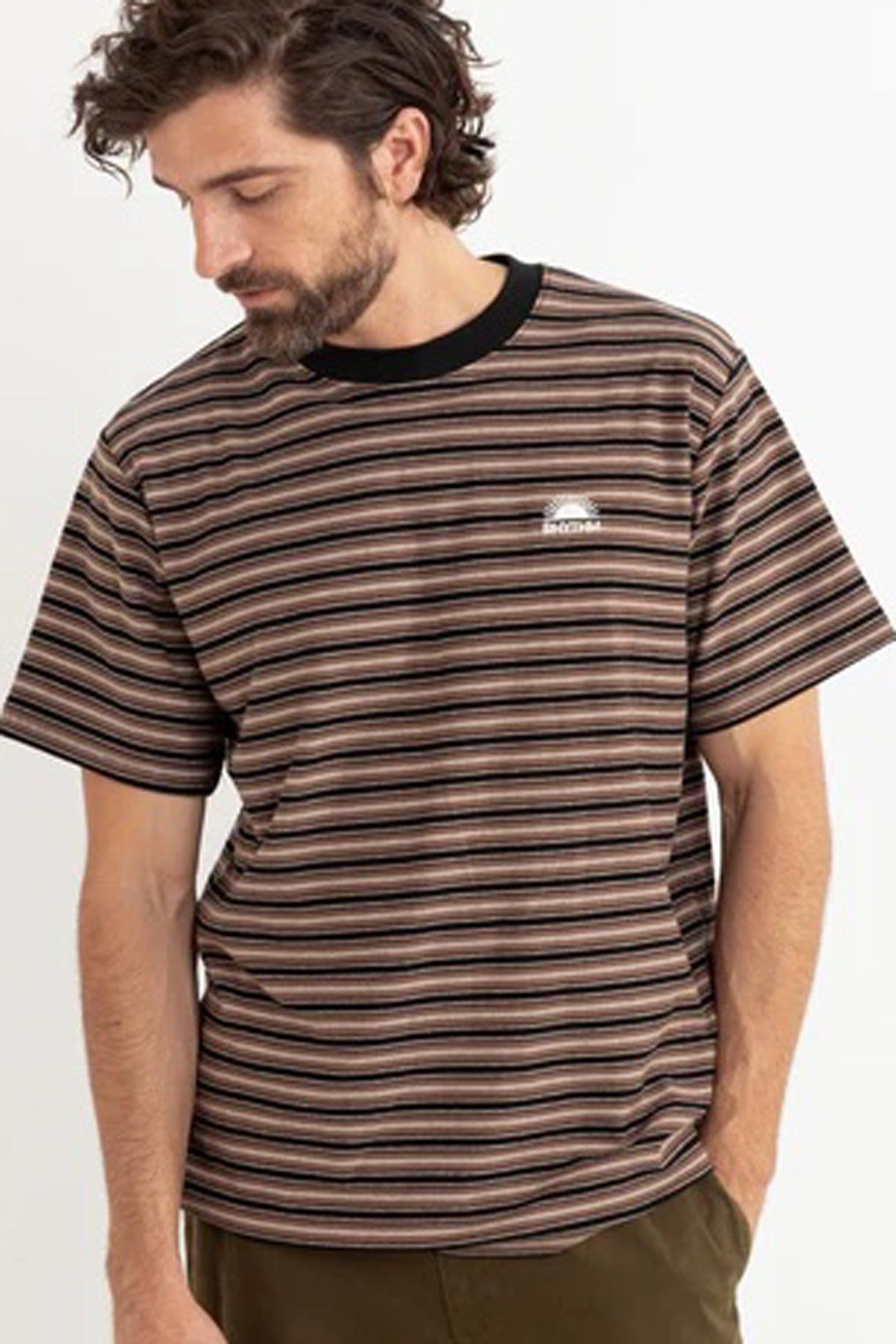 Vintage-Stripe-Short-Sleeve-T-Shirt-Latte1jpg