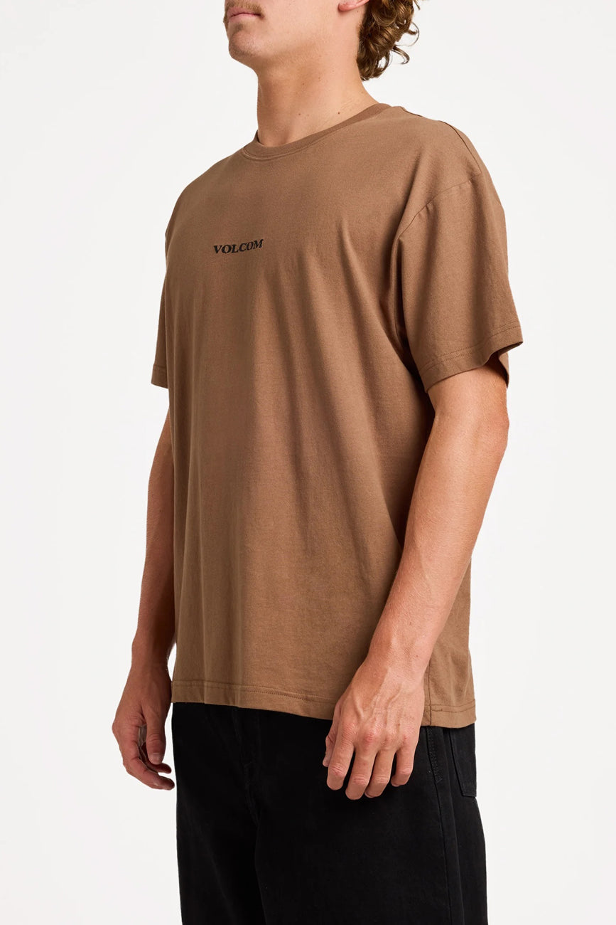 Volcom Stone Loose Short Sleeve Tee Earth