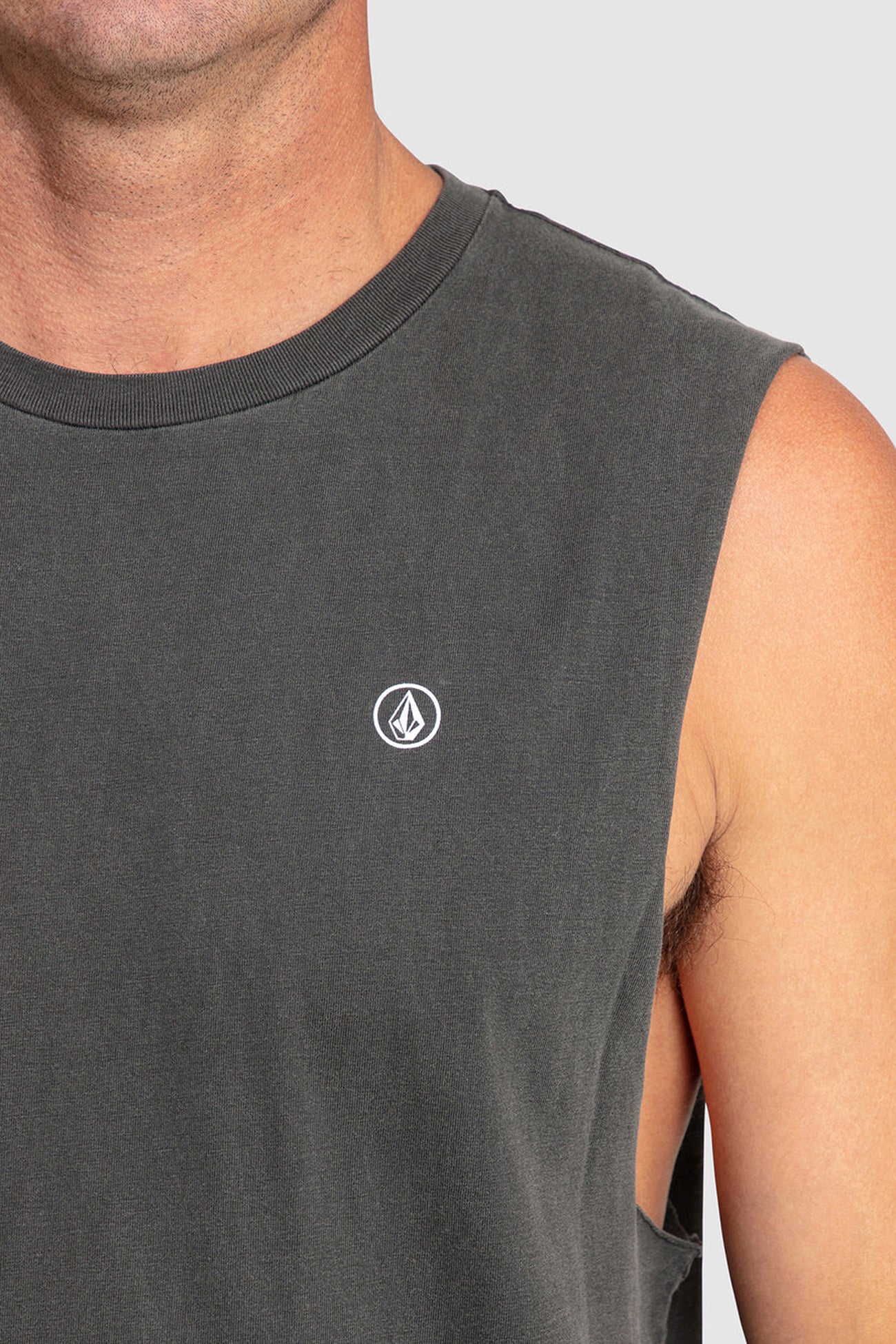 Wash Muscle Tee Black