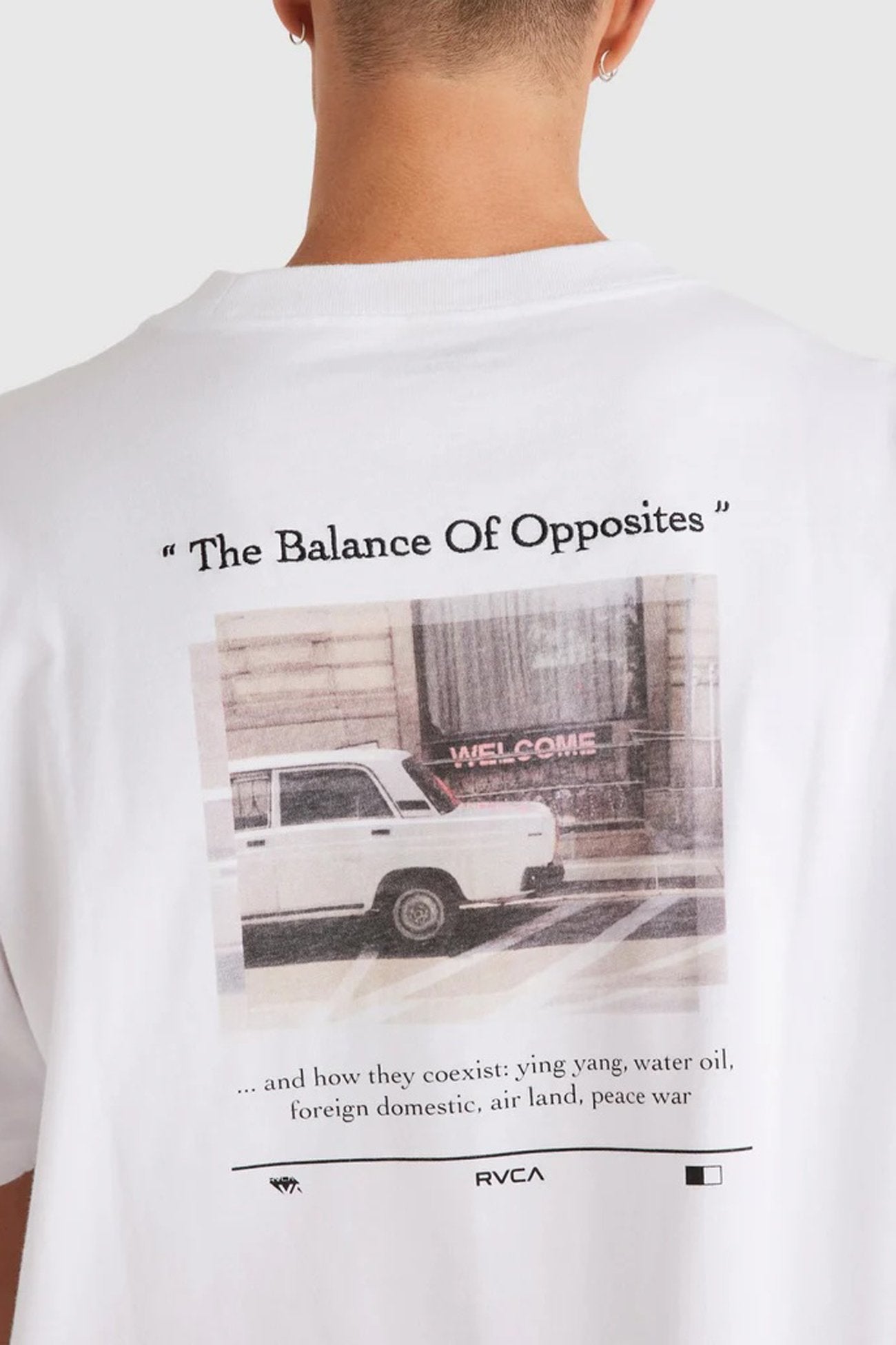 Welcome Short Sleeve Tee White
