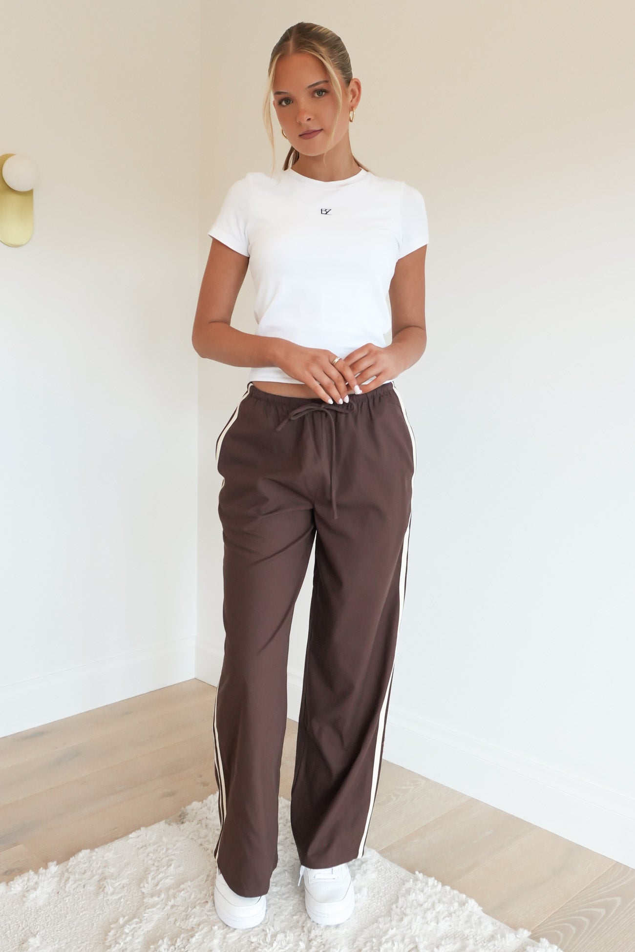 West Coast Stripe Pant Brown