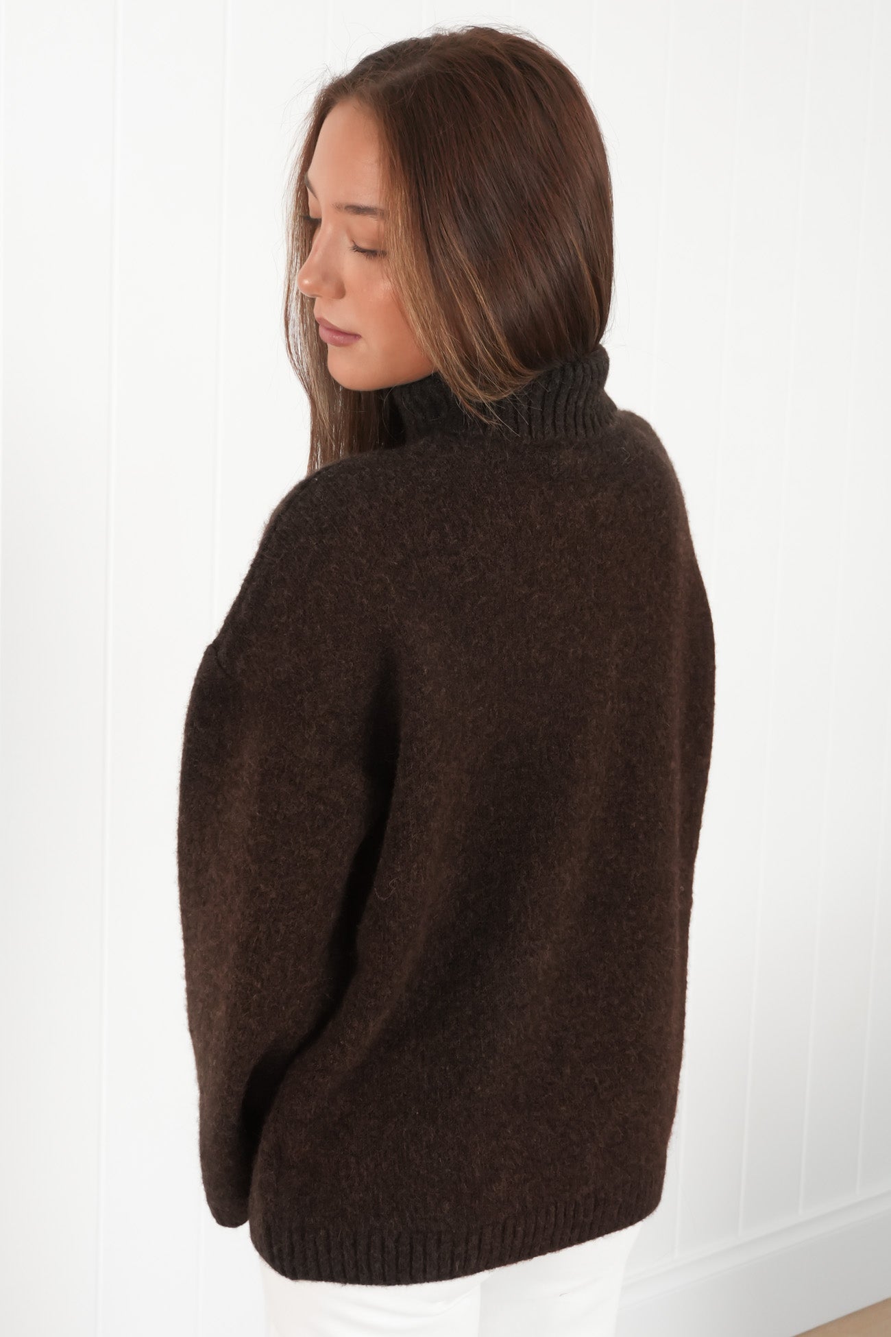 Willow Knit Jumper Chocolate
