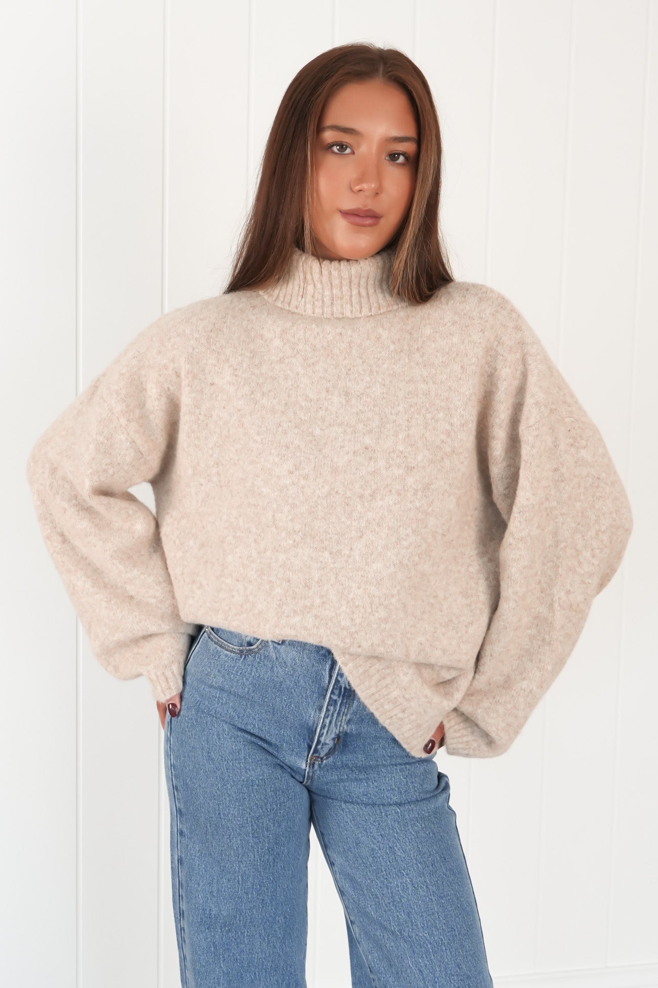 Willow Knit Jumper Oat