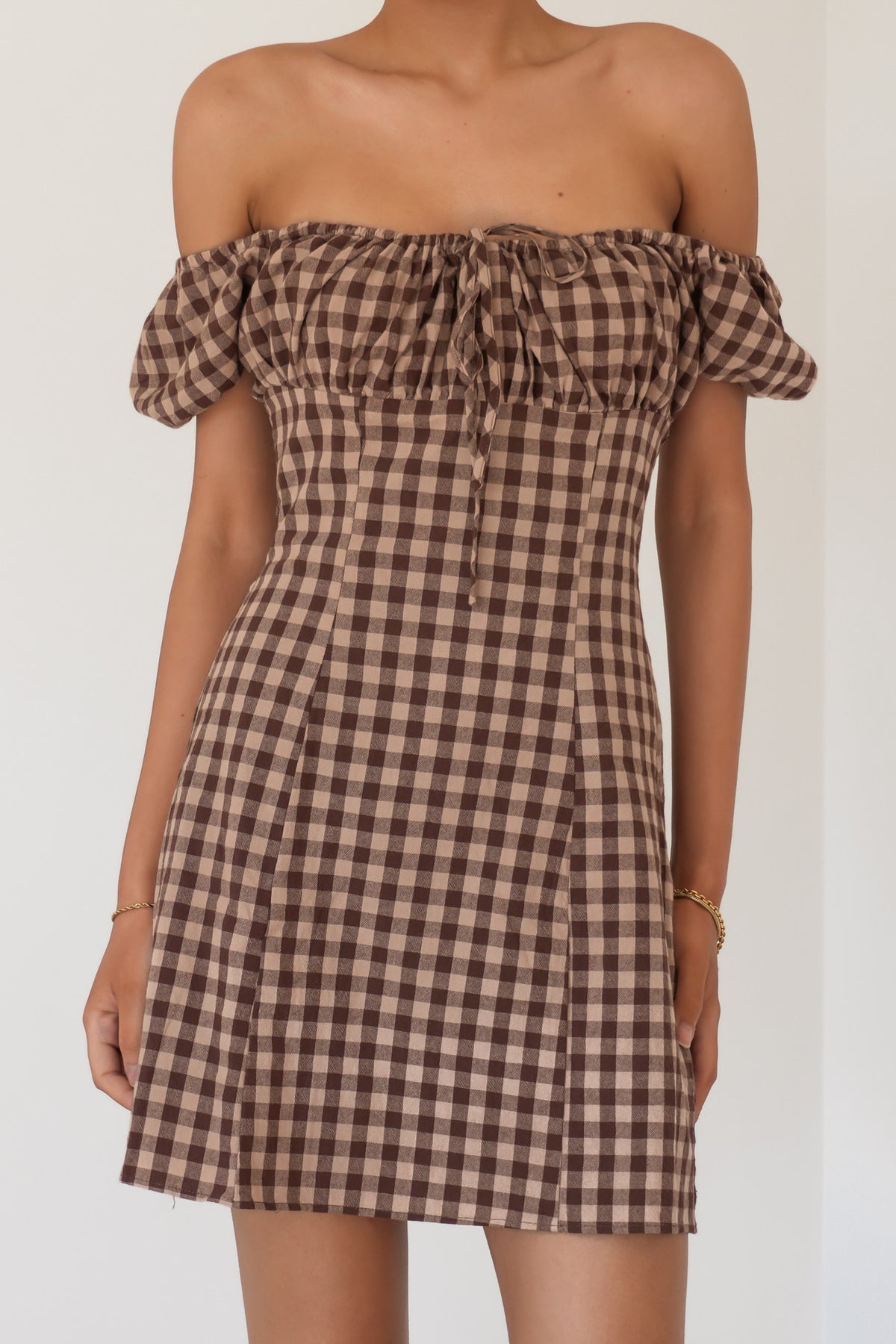 Wynn Mini Dress Brown