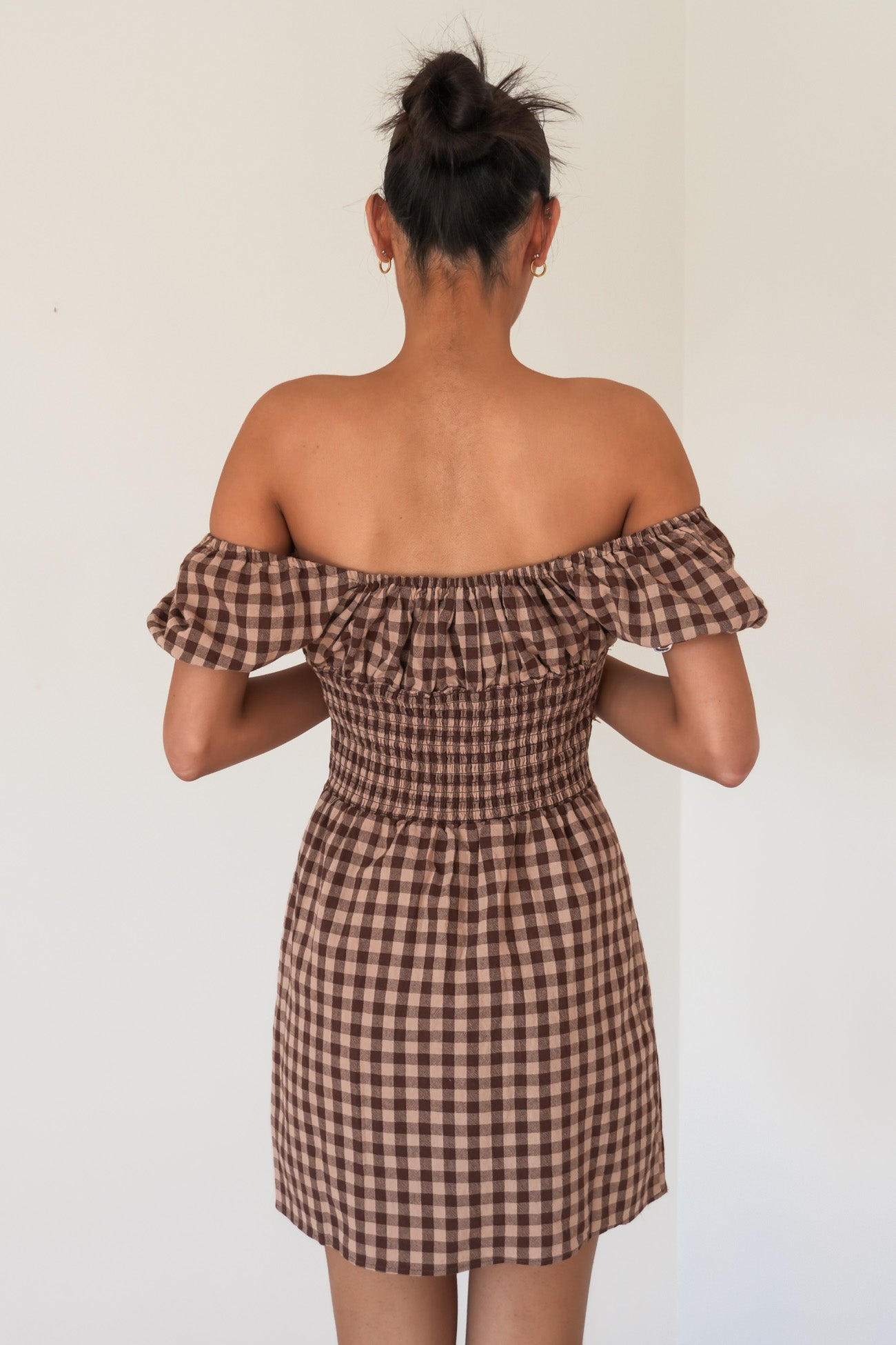 Wynn Mini Dress Brown