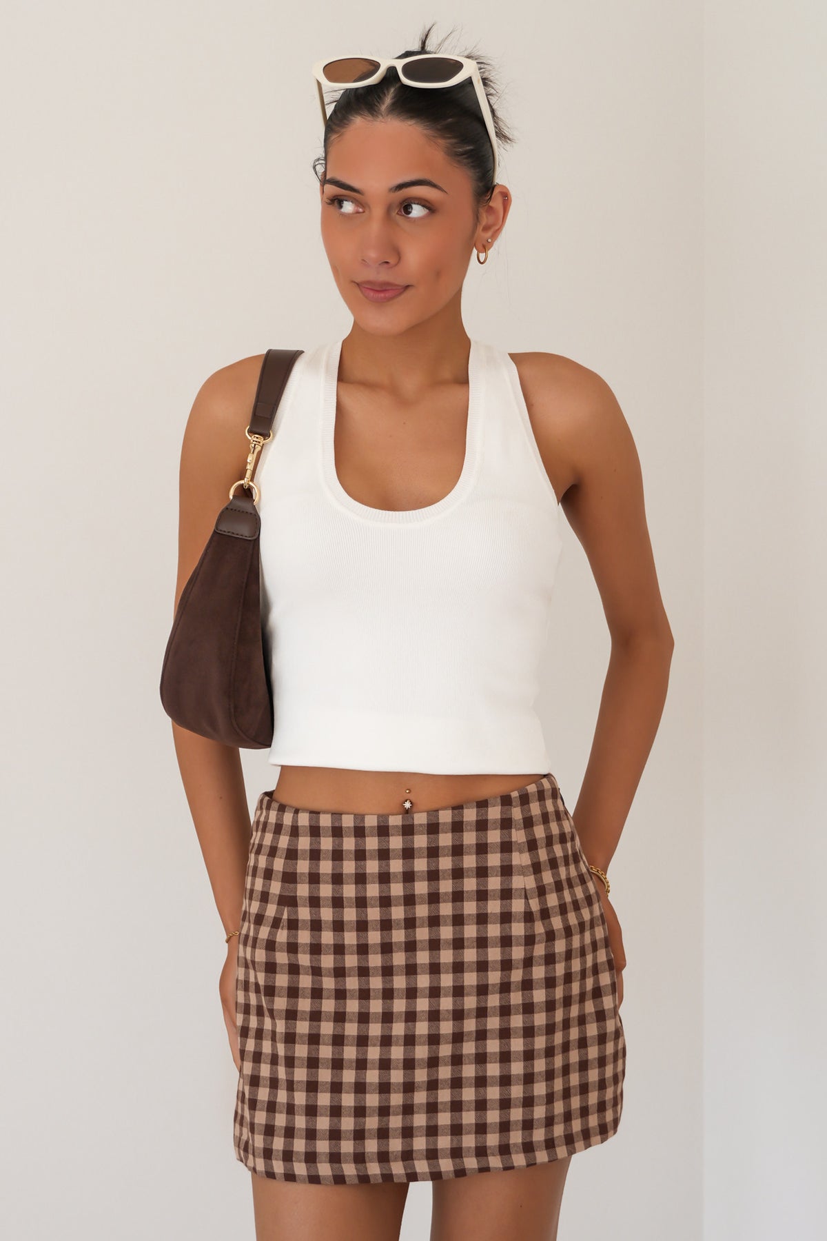 Wynn Skort Brown