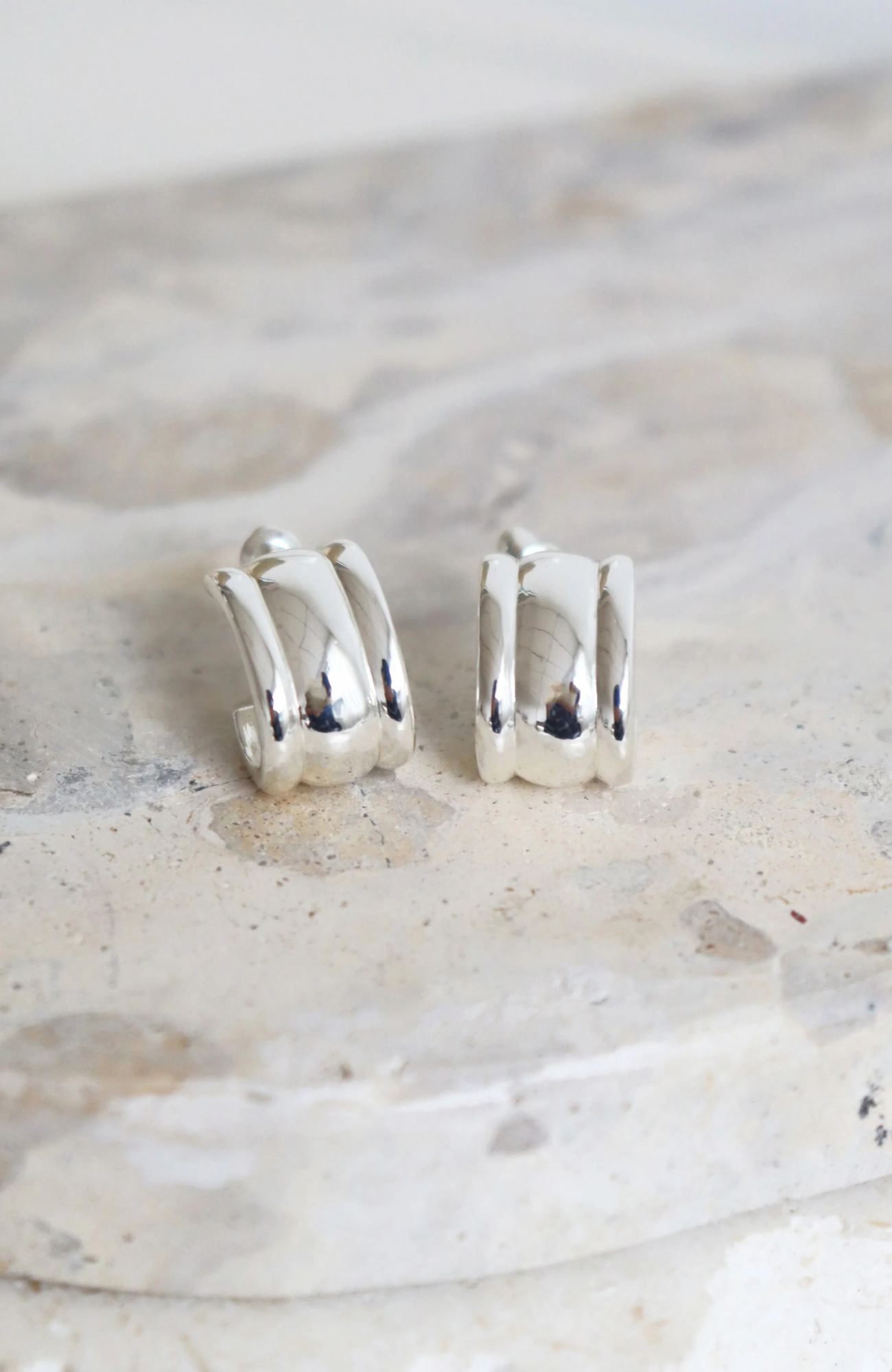 Xavier Earrings Silver