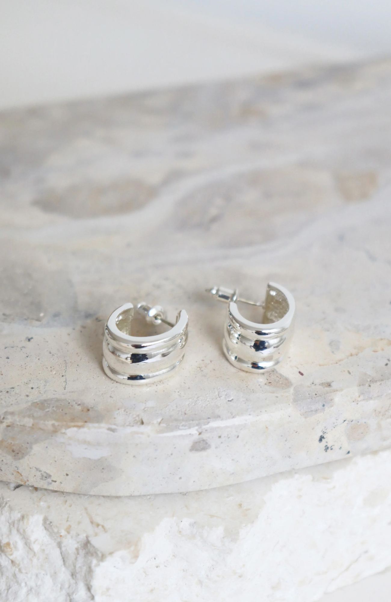 Xavier Earrings Silver