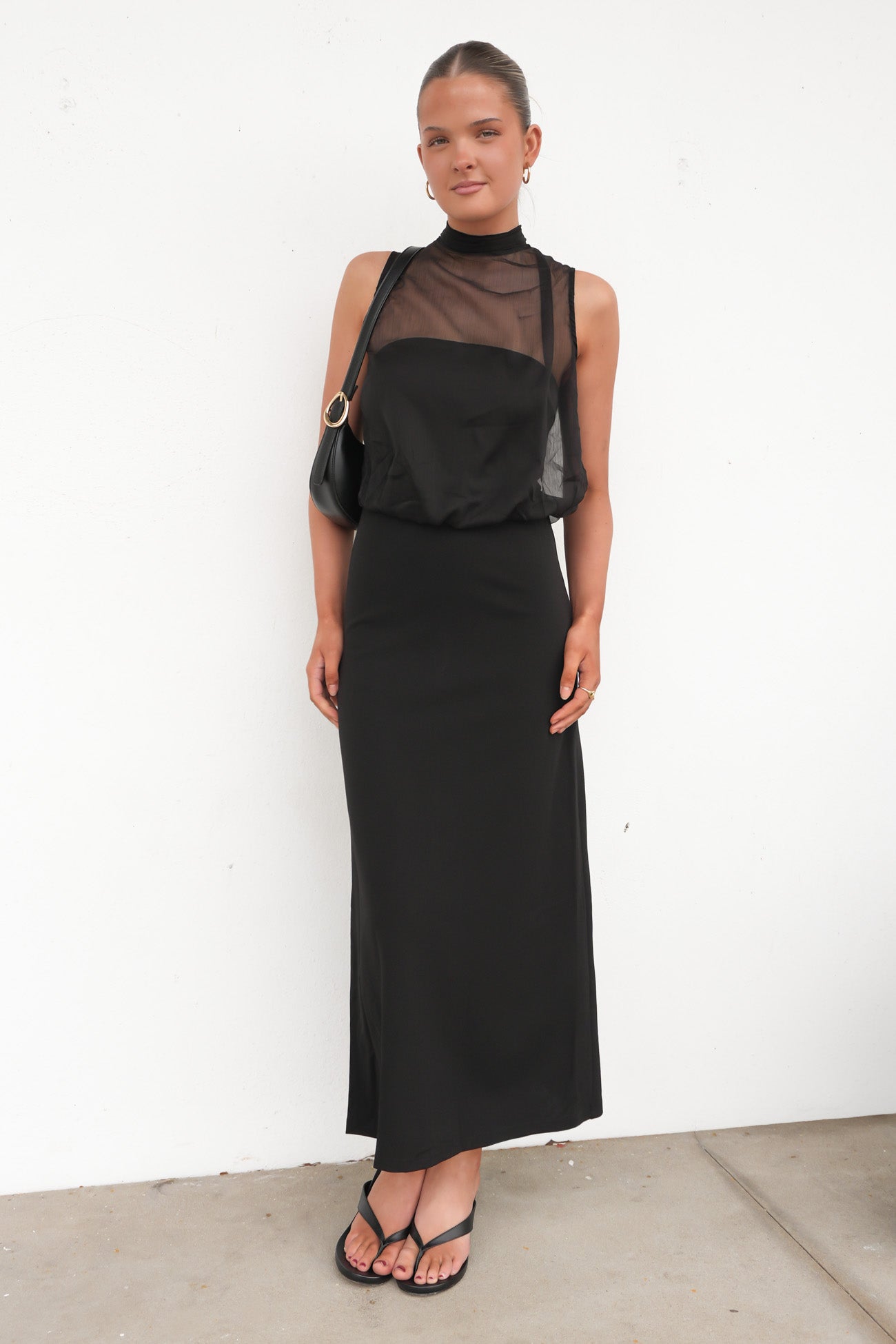 Zaheera Midi Dress Black