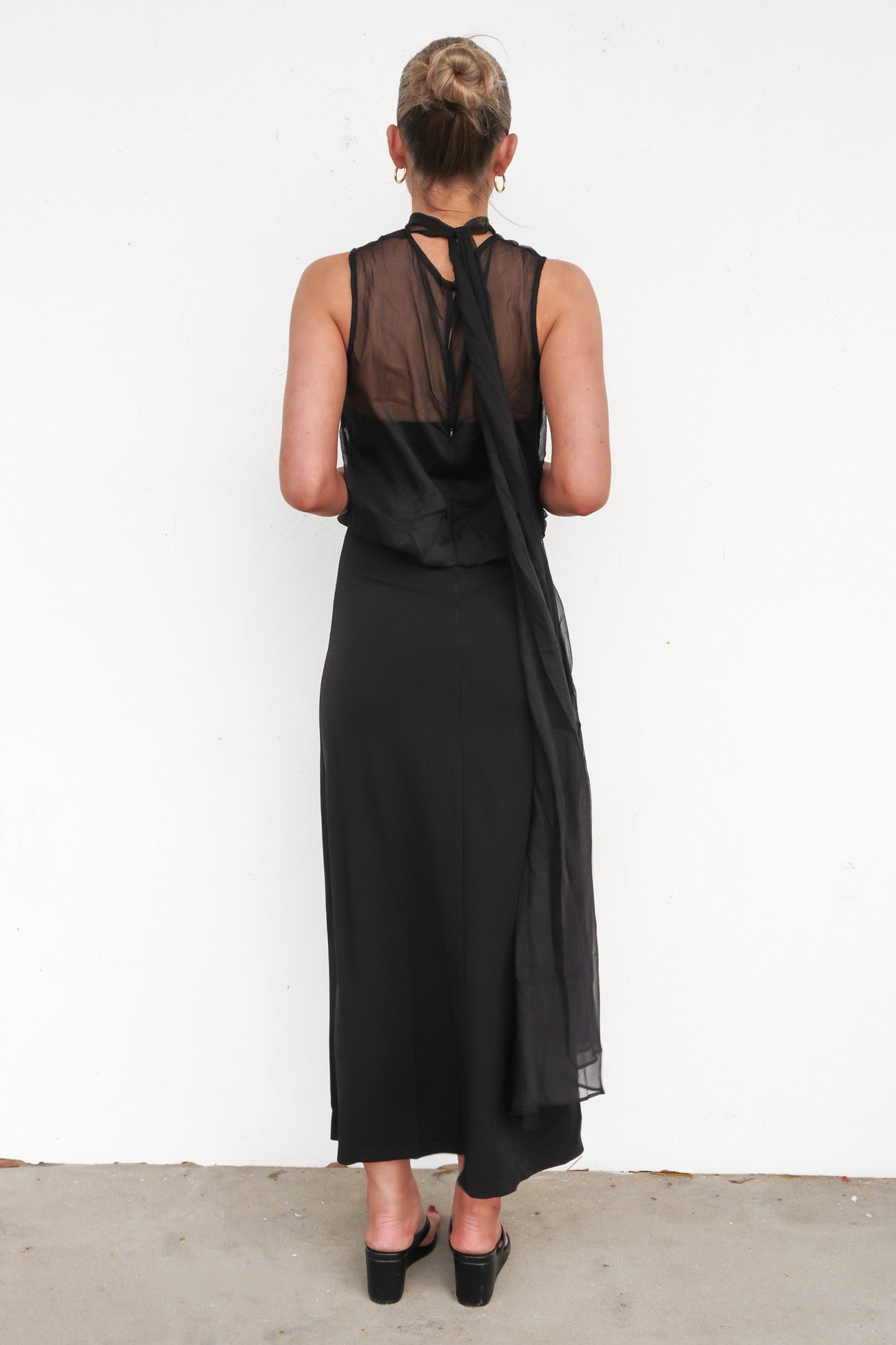 Zaheera Midi Dress Black