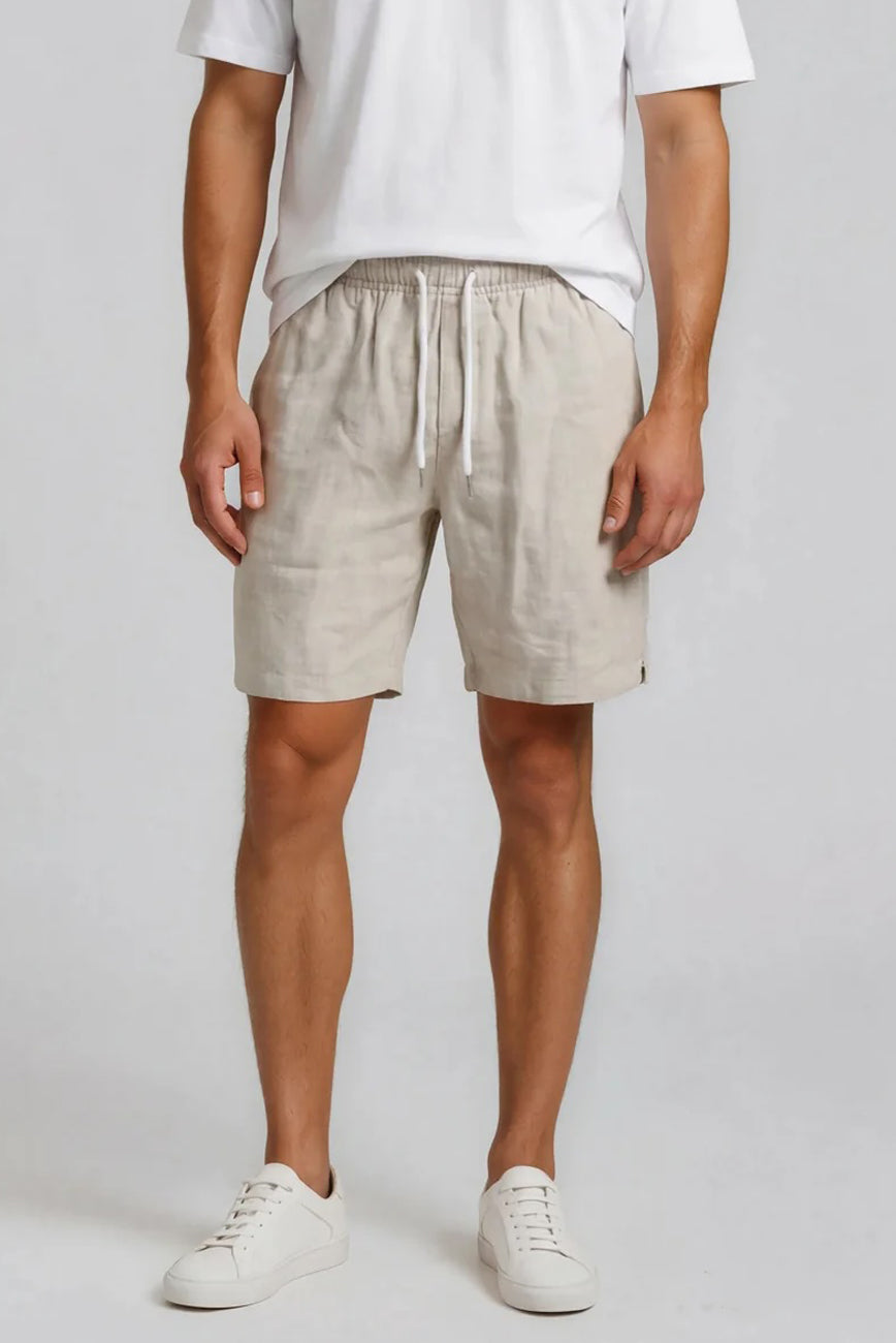Ziggy Linen Short Sand