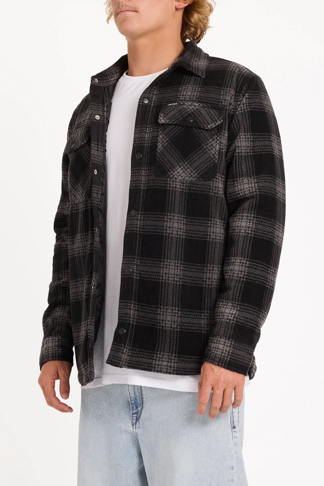 Bowered Fleece Long Sleeve Dusk Grey