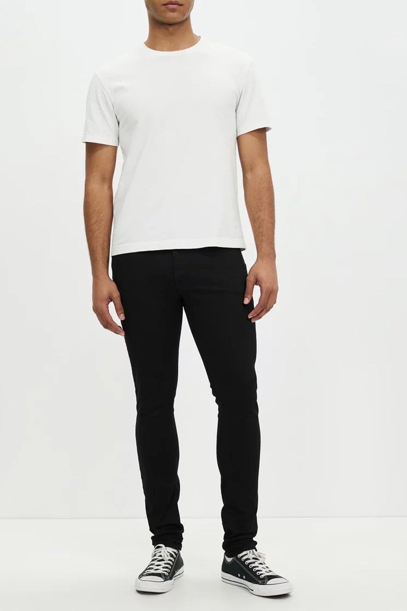 R1 Skinny Jean Stretch Black