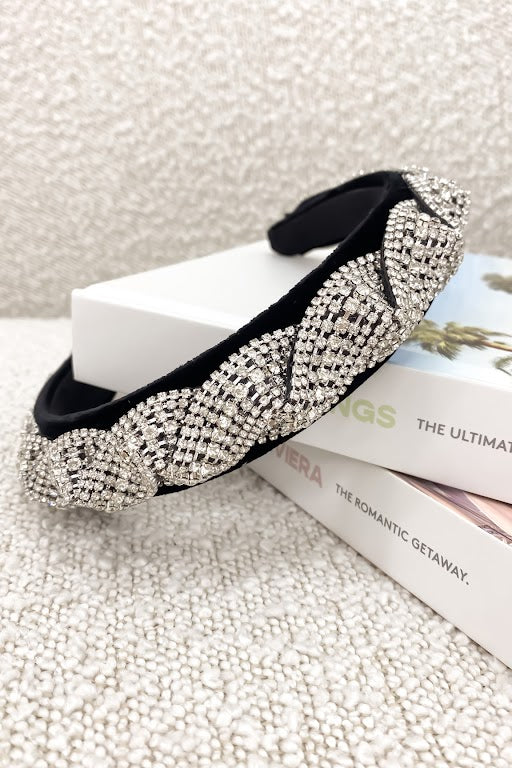 Marni Headband Black Silver