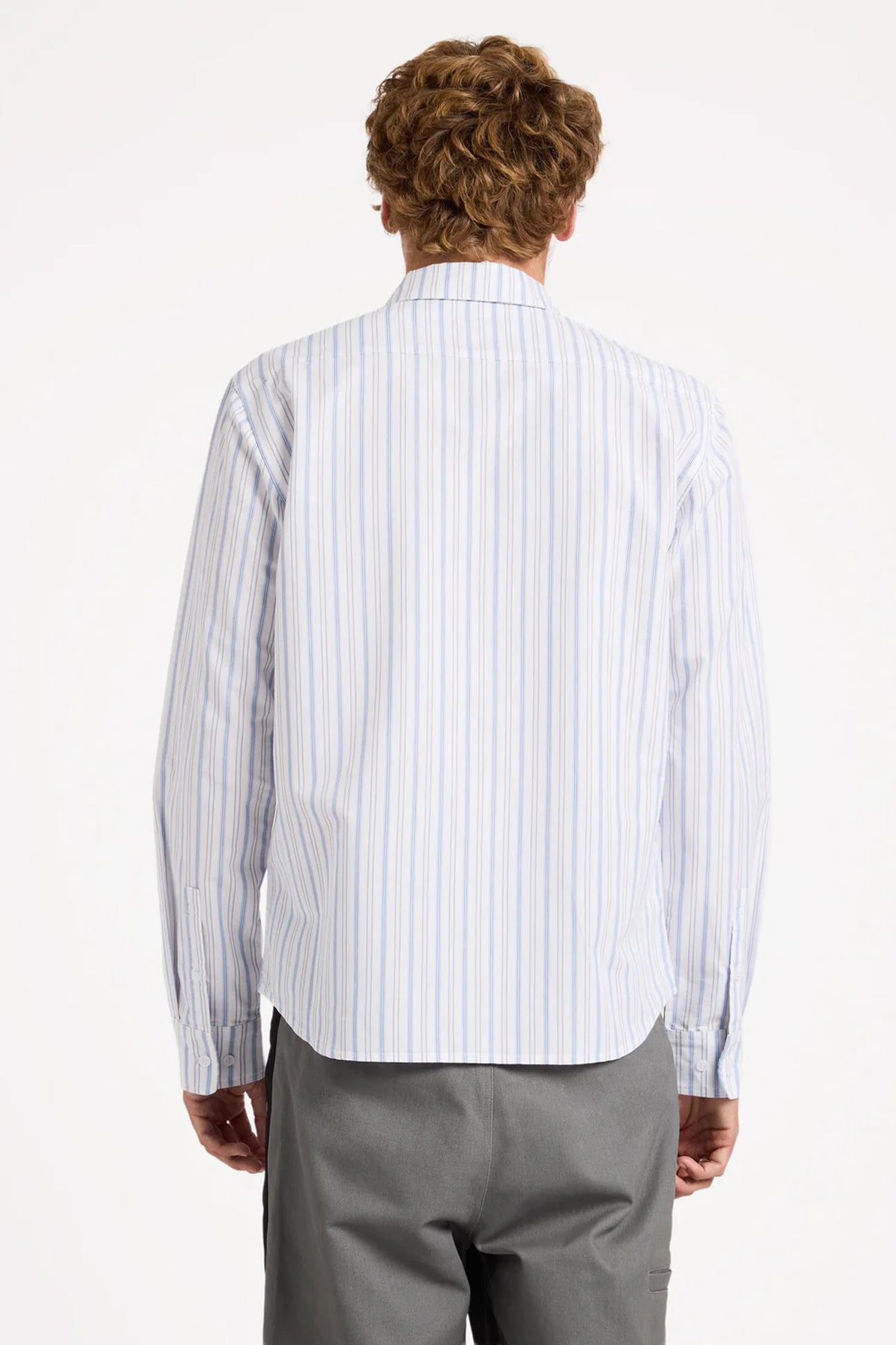 Frederiksberg Long Sleeve Shirt Ice Blue