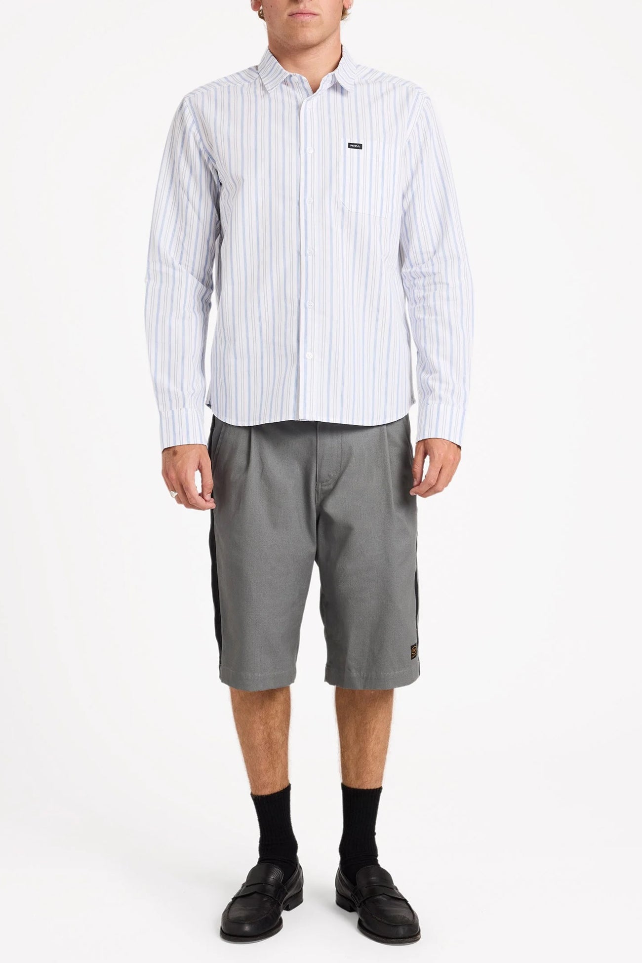 Frederiksberg Long Sleeve Shirt Ice Blue
