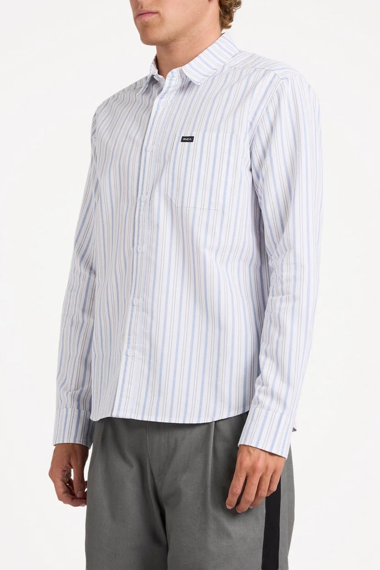Frederiksberg Long Sleeve Shirt Ice Blue