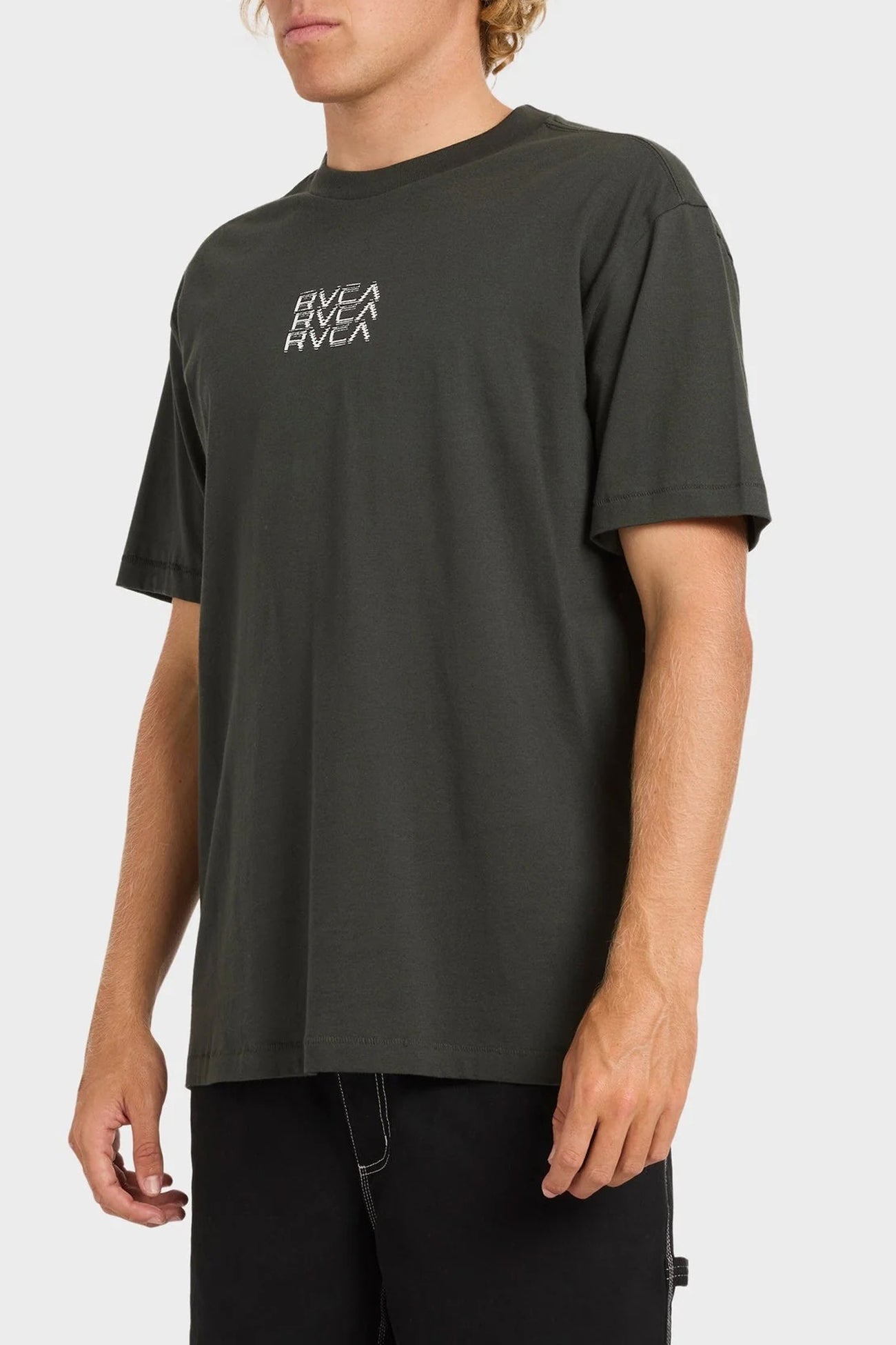 RVCA Repeater Short Sleeve Tee Pirate Black