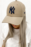 New York Yankees 9FORTY Cloth Strap Camel