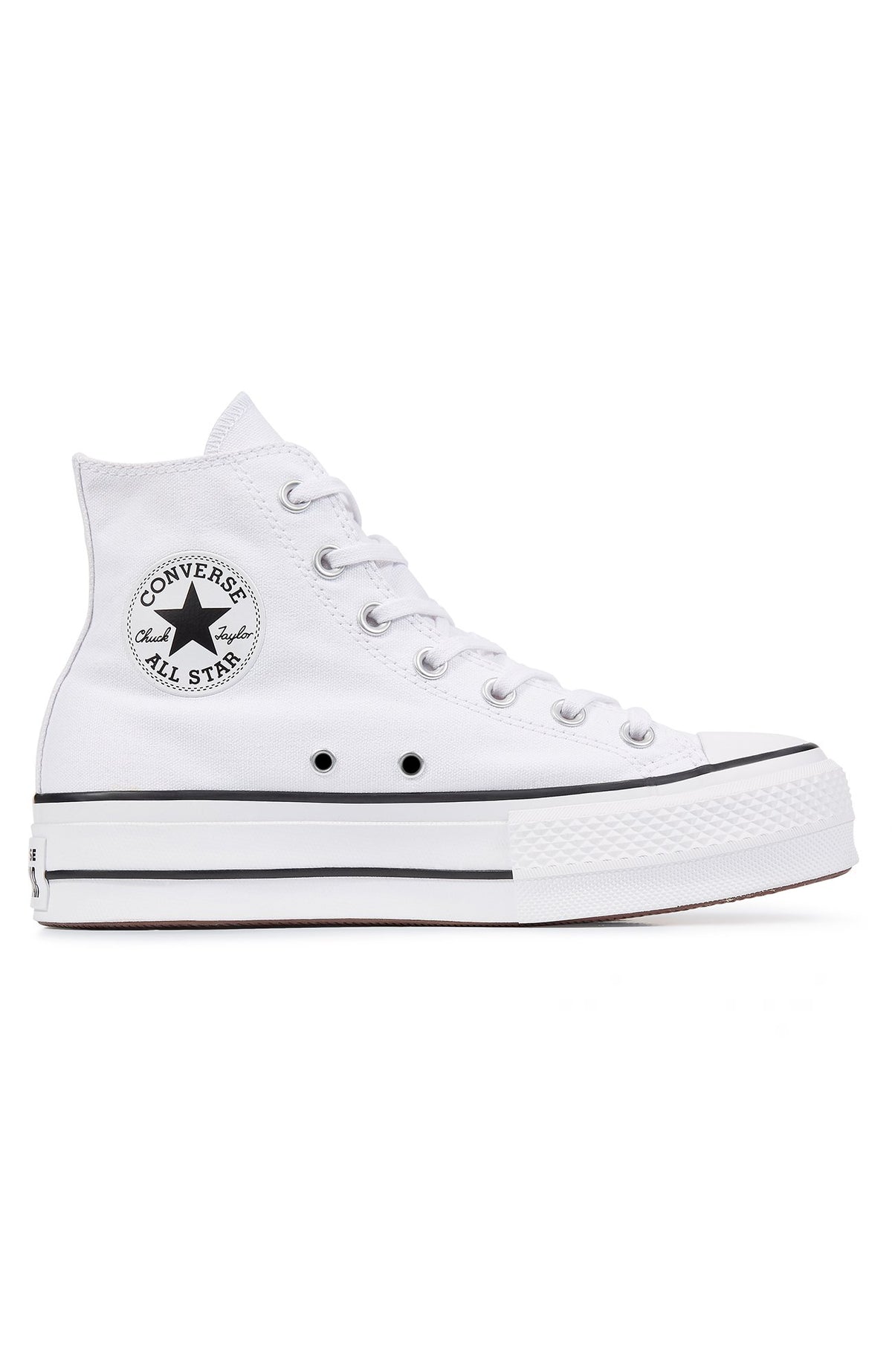 Chuck Taylor All Star Canvas Lift Low Top White - Jean Jail